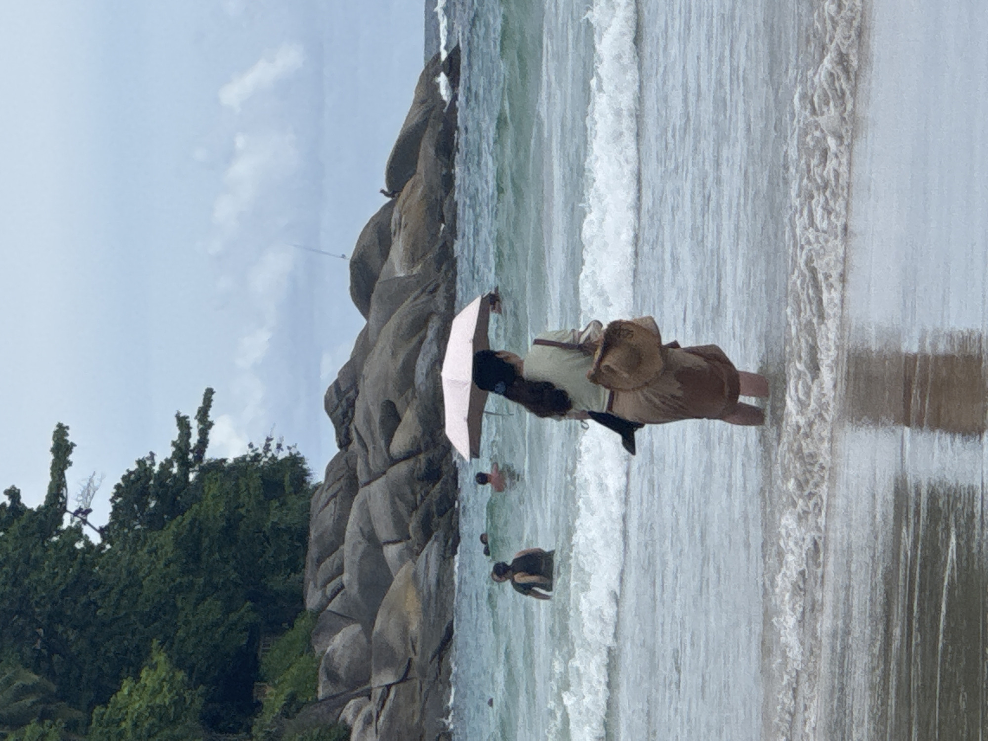 Lazy morning scene at Karon Beach, pigeon included