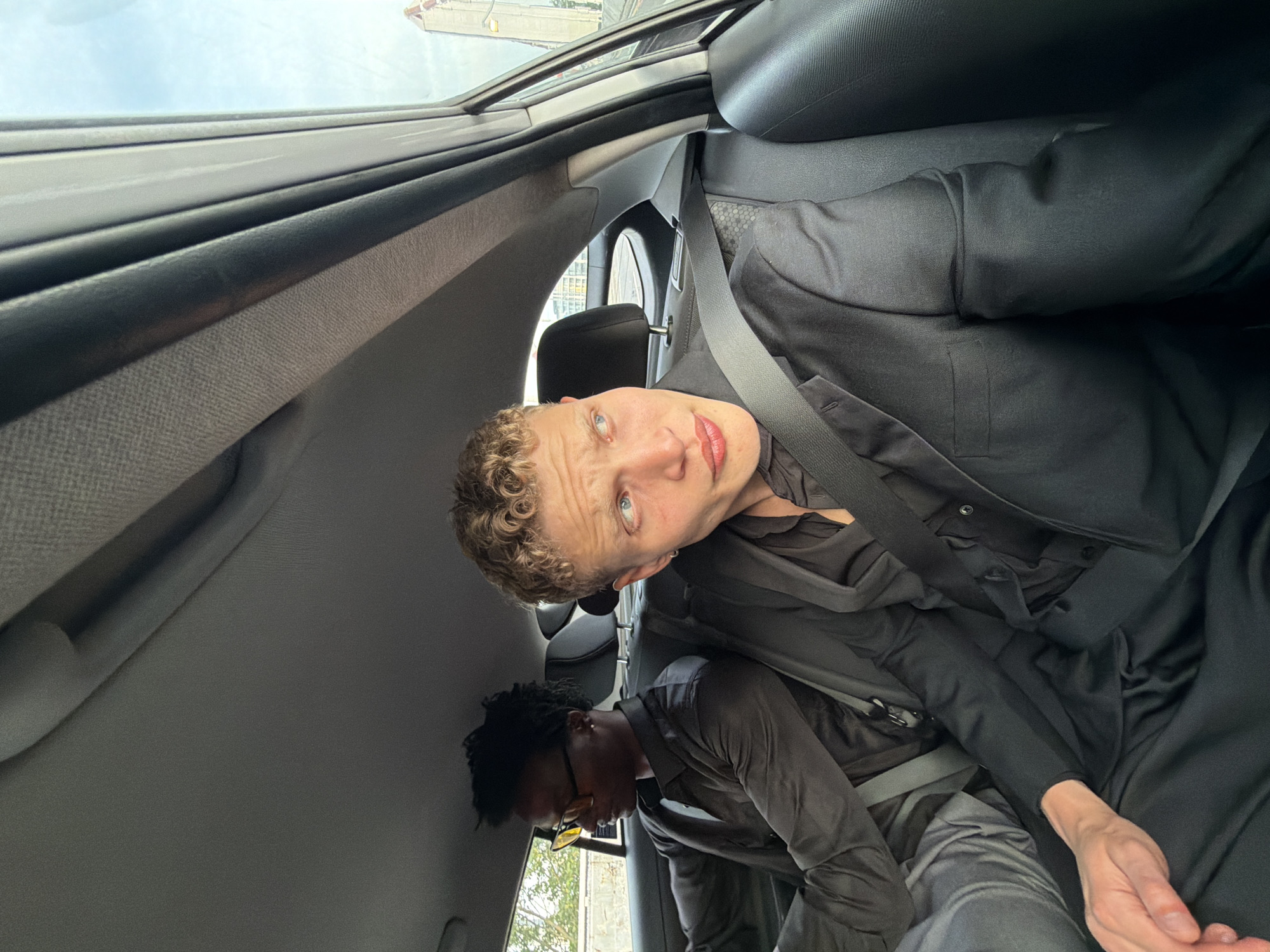 Two men observed in vehicle in London during evening hours