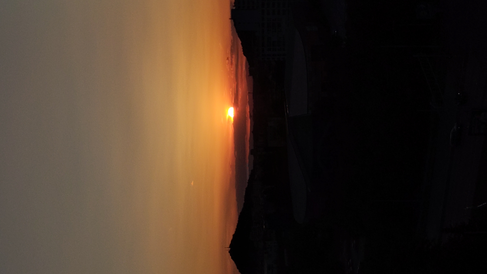 Plovdiv sunset, multiple angles, Alyosha monument on the horizon