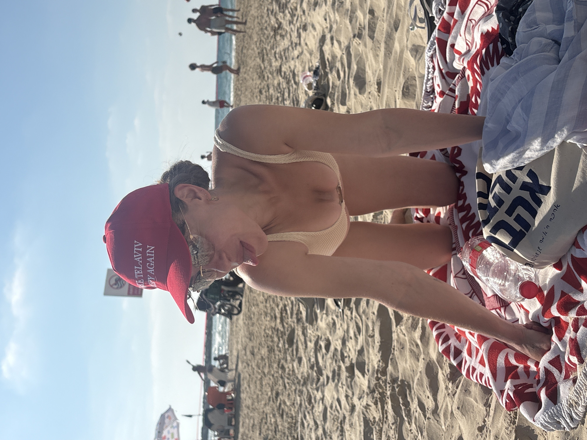 Sunny afternoon on the Tel Aviv beachfront