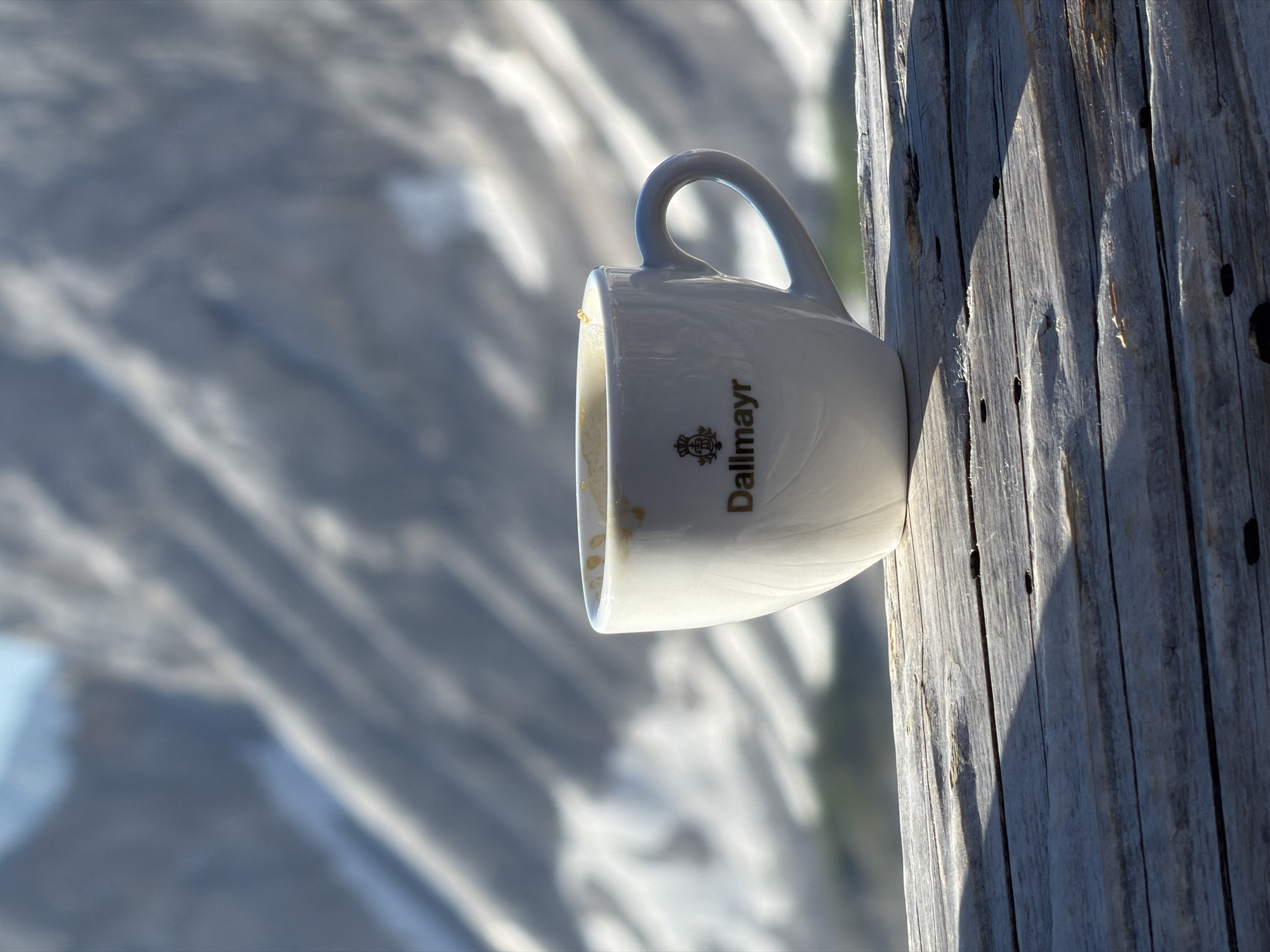 Morning coffee with Bavarian alpine views in Garmisch-Partenkirchen