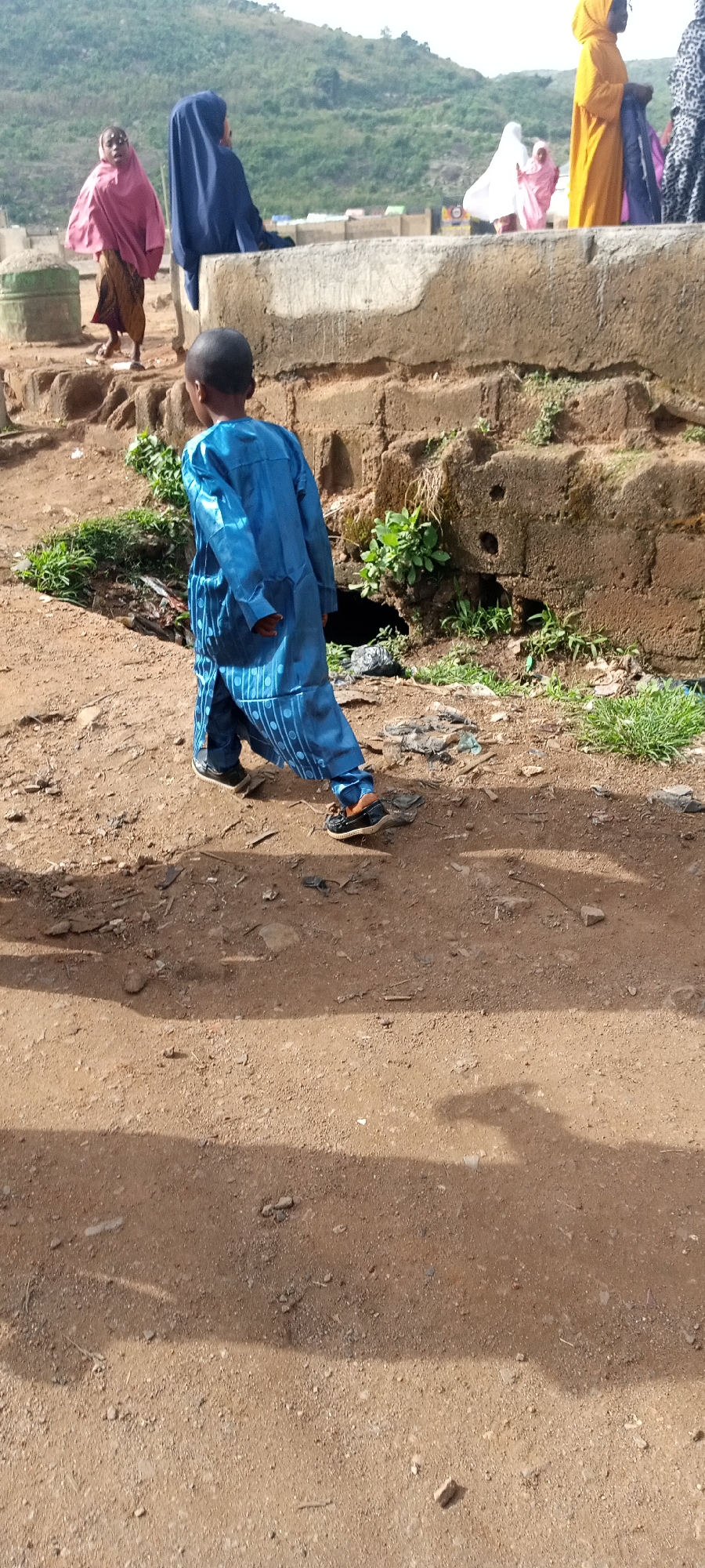 Traditional gathering captured in Jos, Nigeria communities Wednesday morning