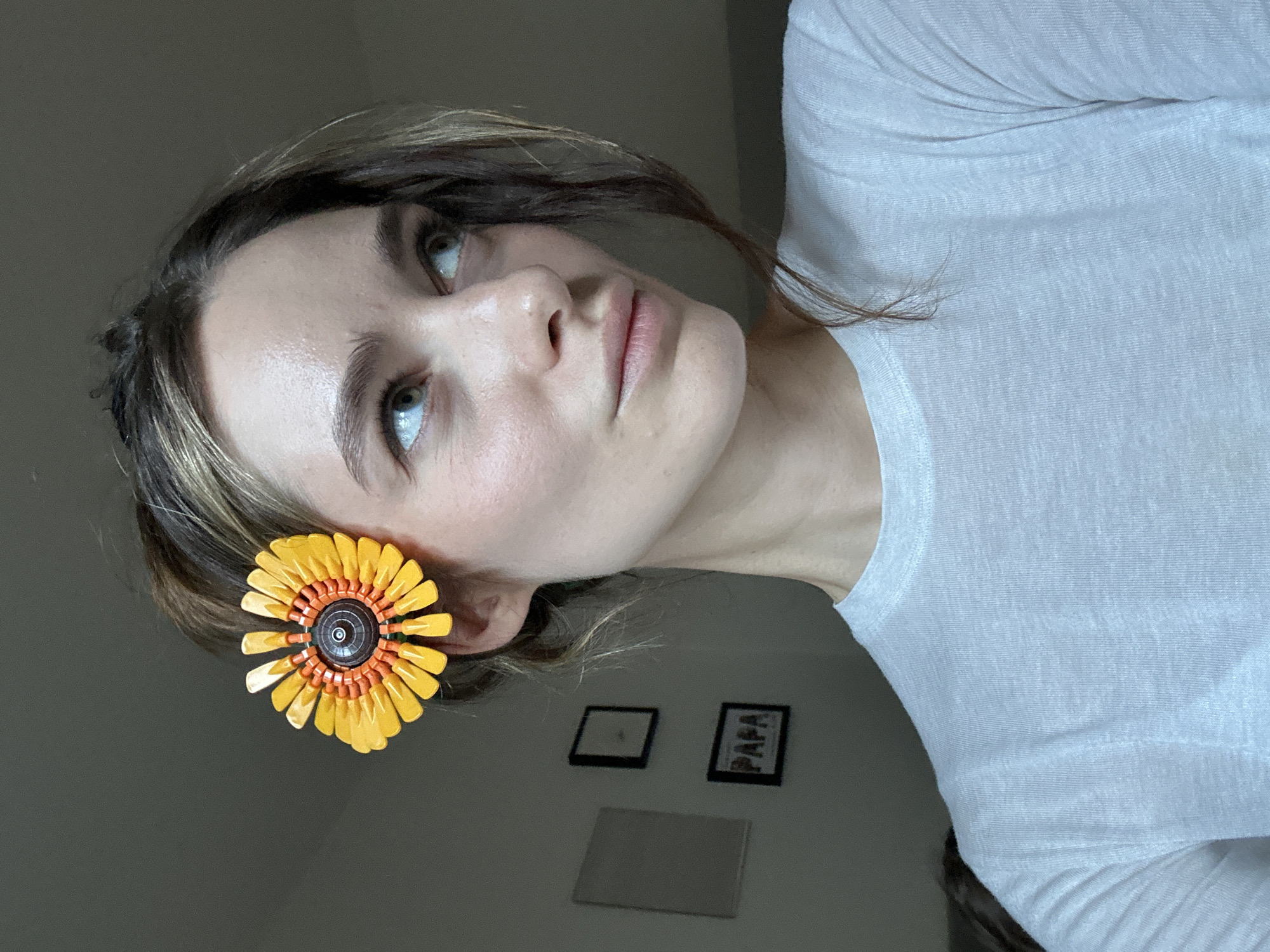 Portrait photograph captured of young woman in Kiel, Germany