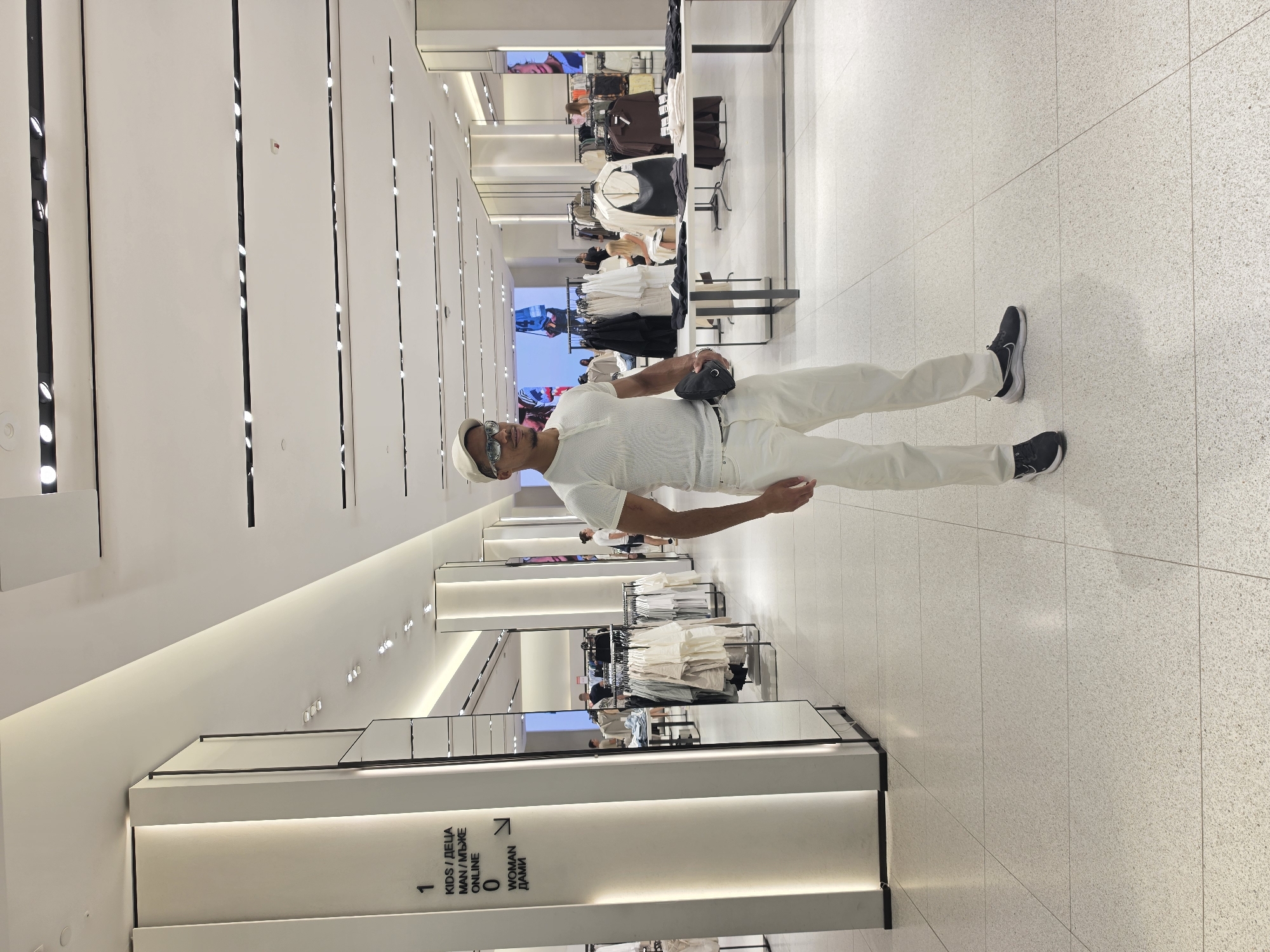 Clothing store visit and Mercedes outing in Varna