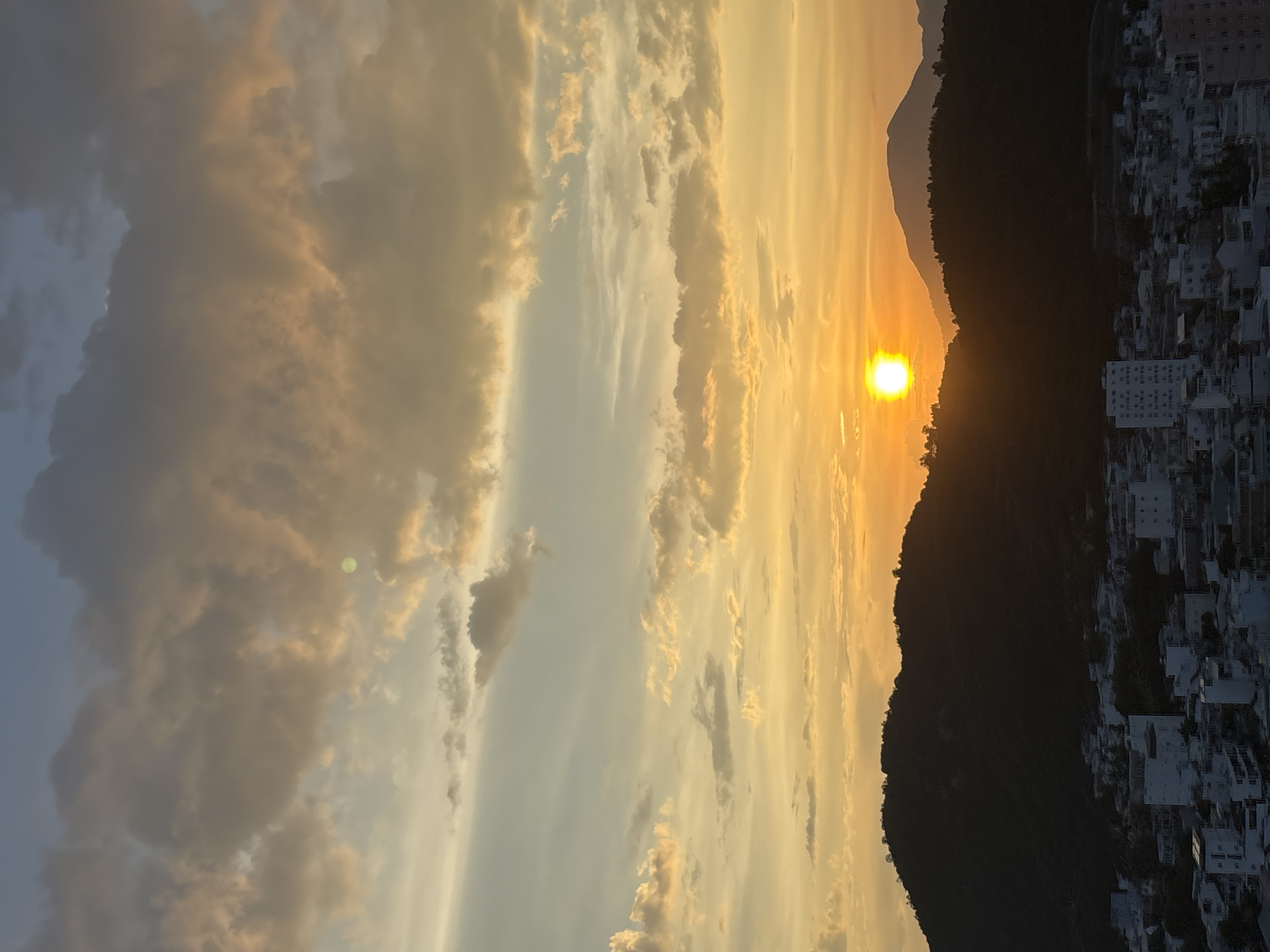 Sunset views and quiet indoor details from one morning