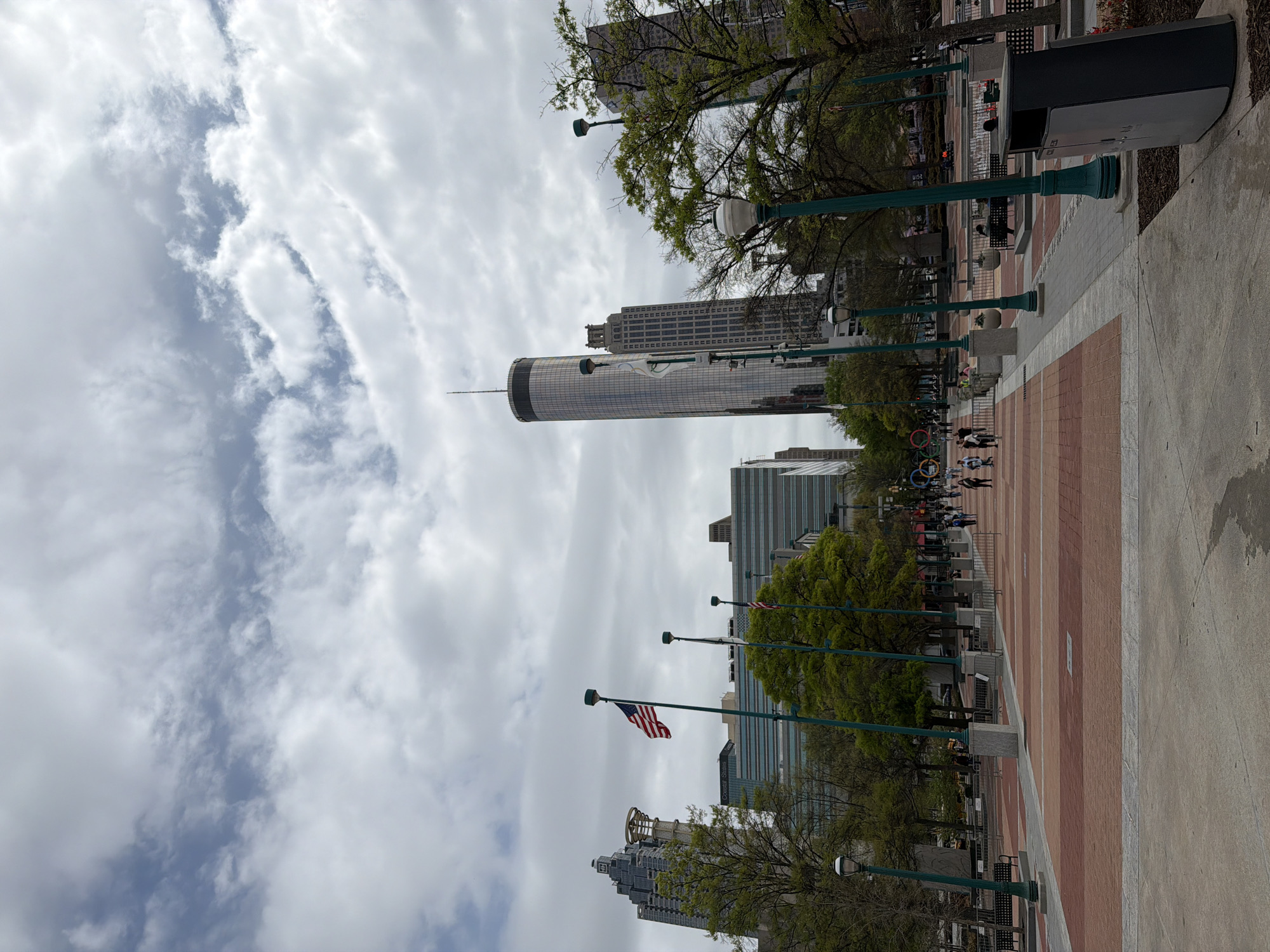 Olympic Rings and downtown Atlanta scenes captured by witnesses