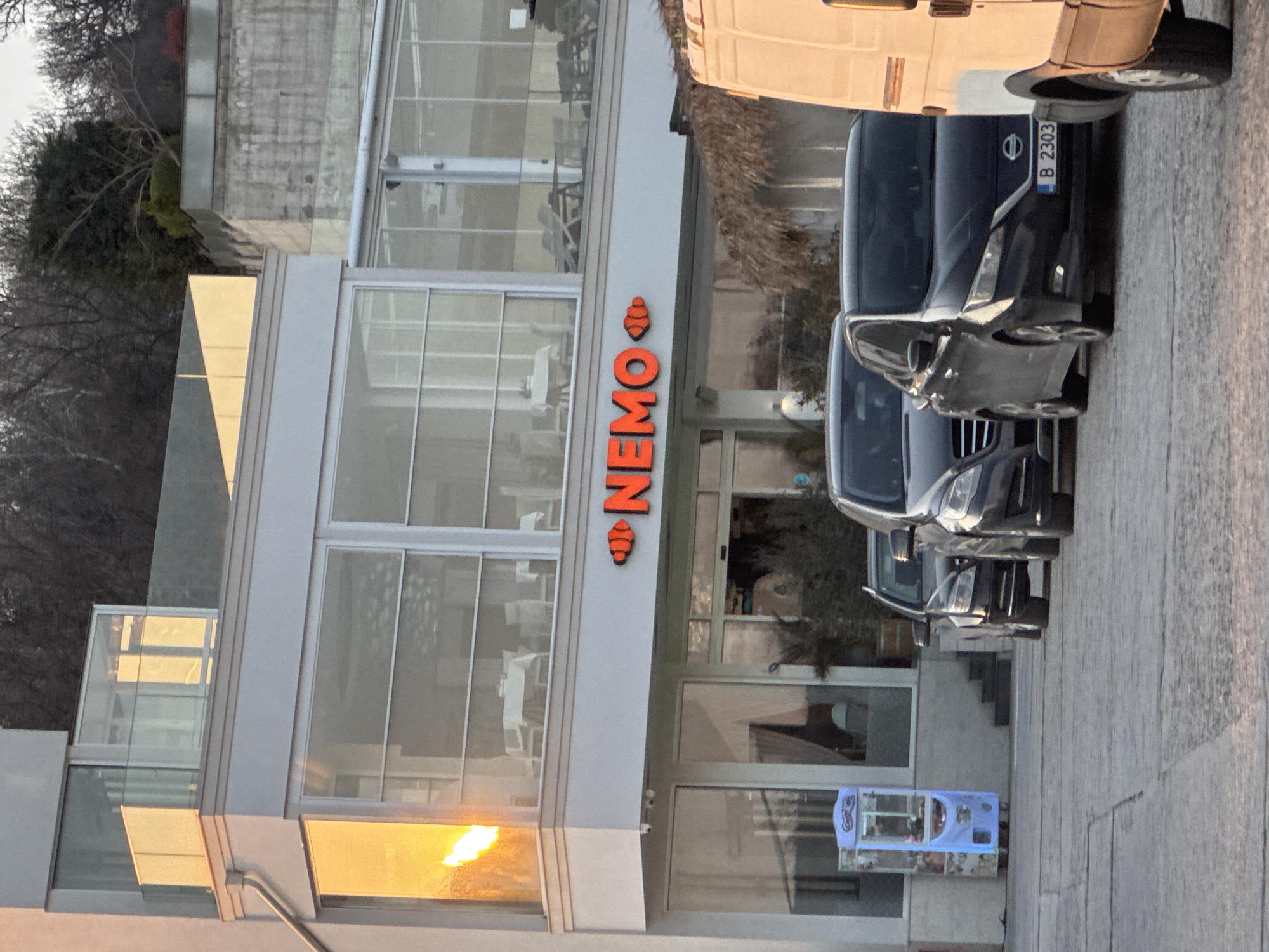 Nemo restaurant area documented in Varna, Bulgaria