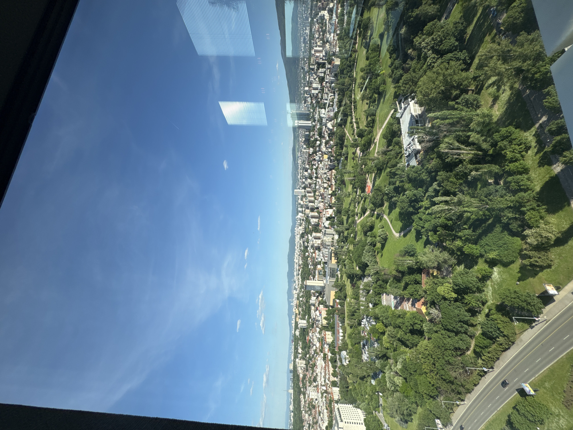 Sofia cityscape documented from multiple perspectives during afternoon hours