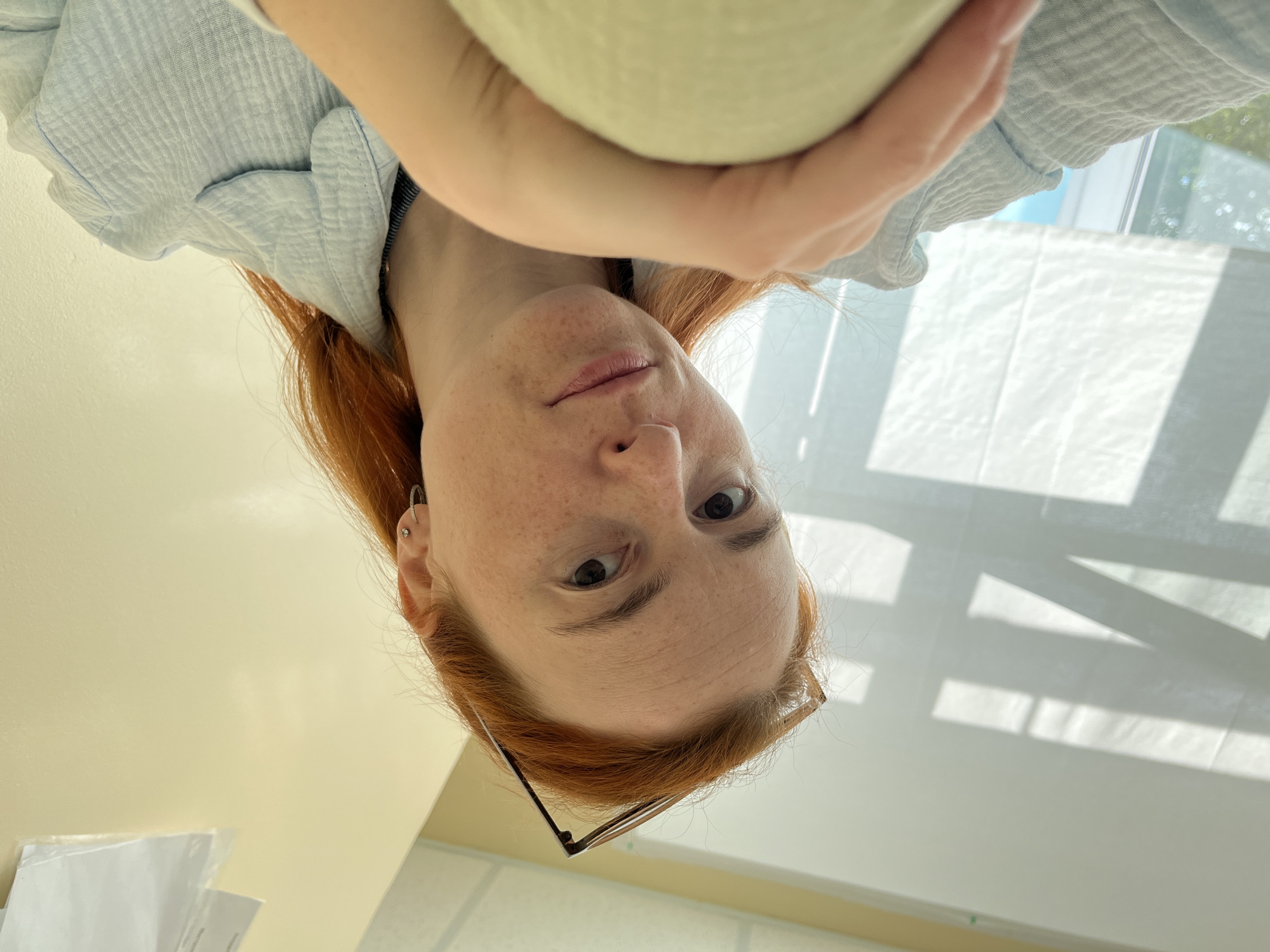 Selfies around Chaikovsky, indoors and out, one June morning