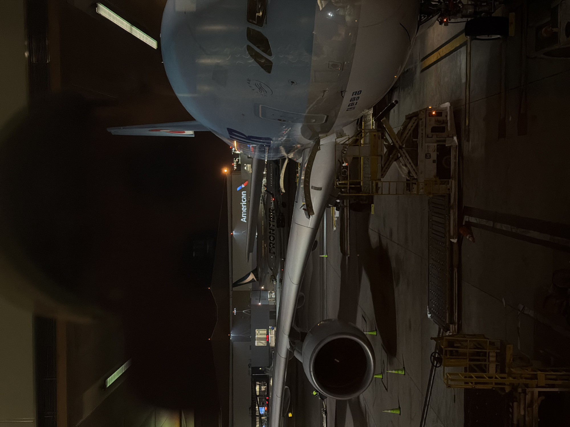 Early morning airport activity documented at LAX