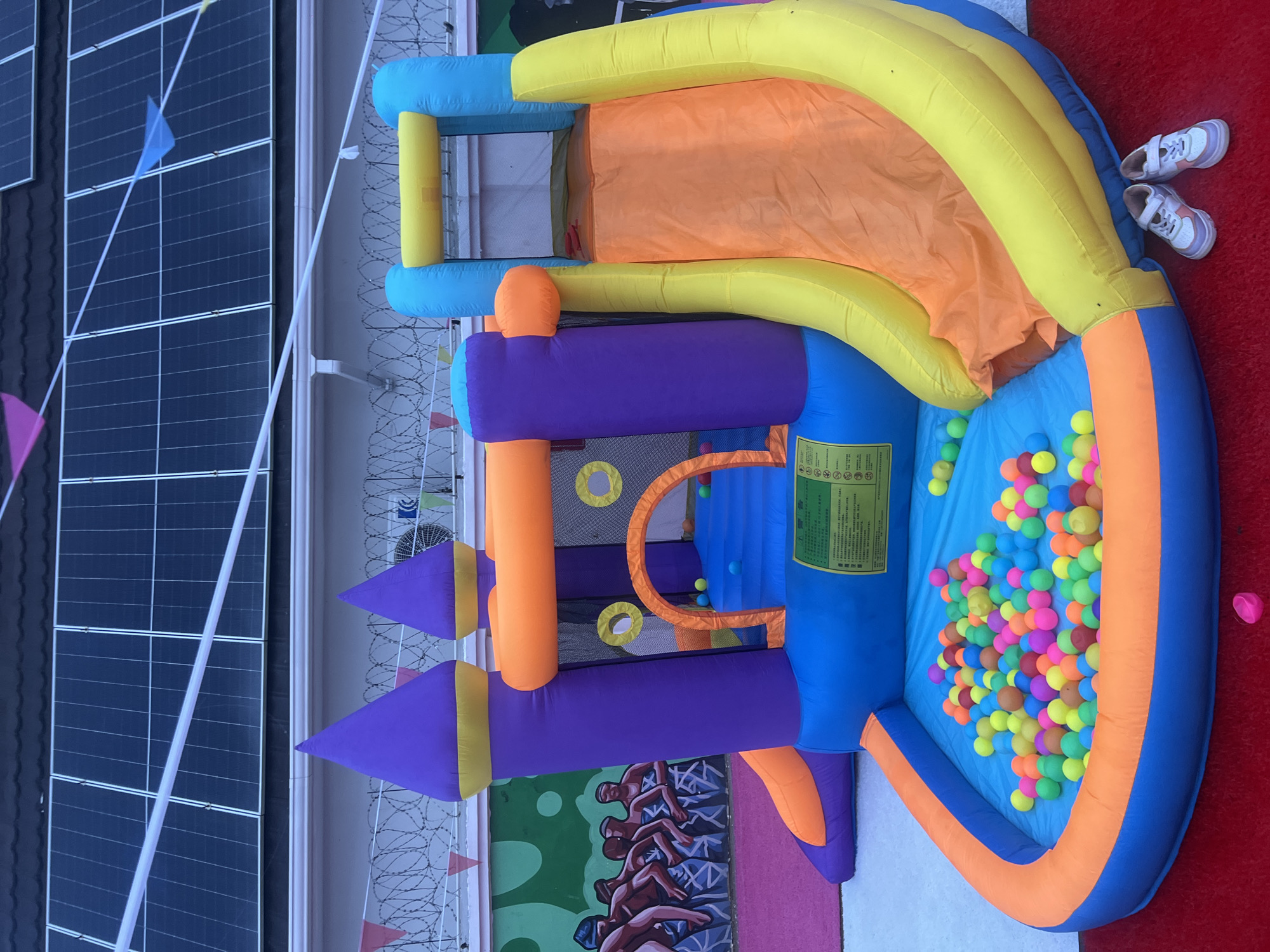 Children's Day celebration with playground activities in Howayi, Nigeria