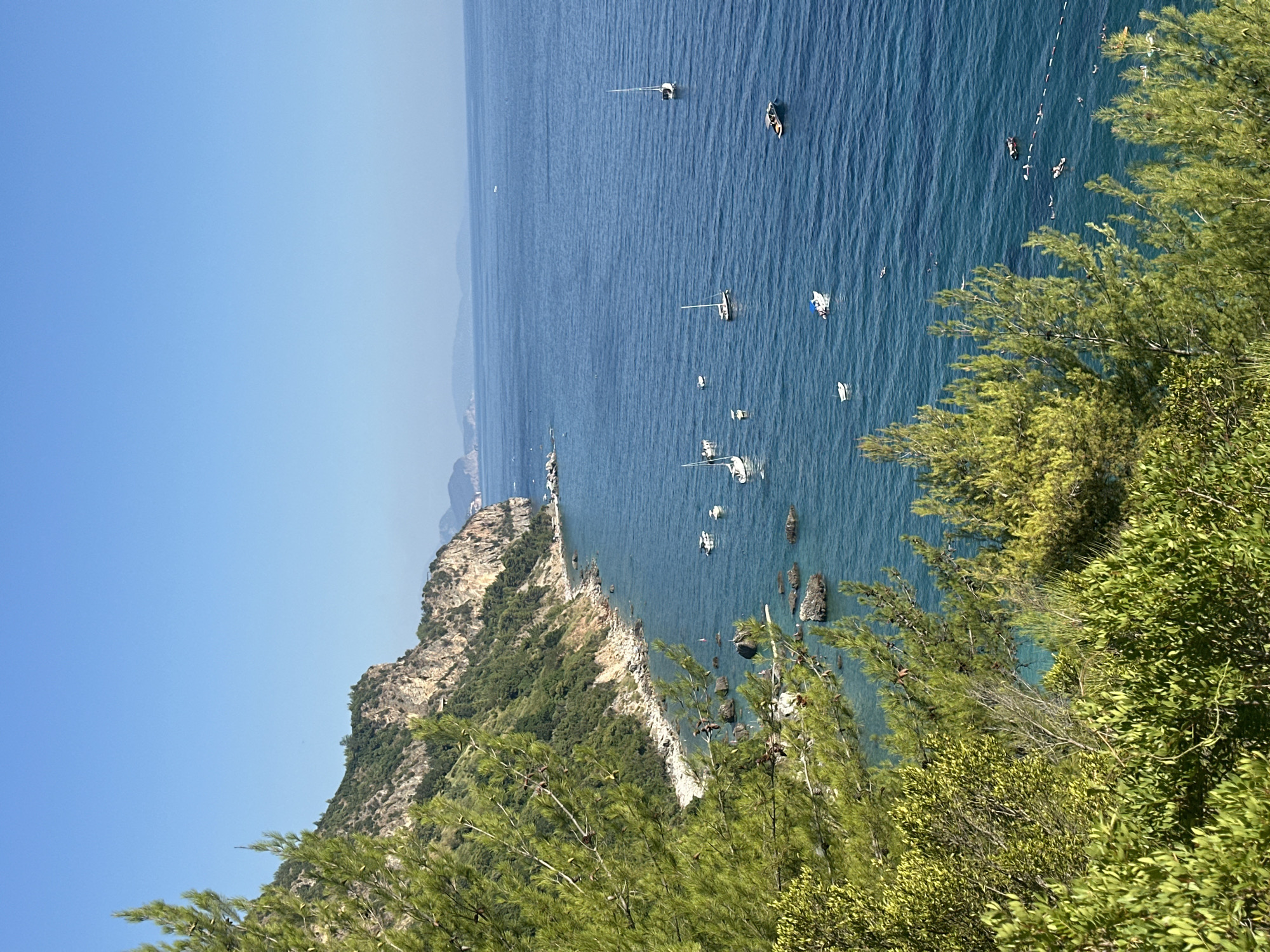 Hillside trail and beach day above the Adriatic in Montenegro