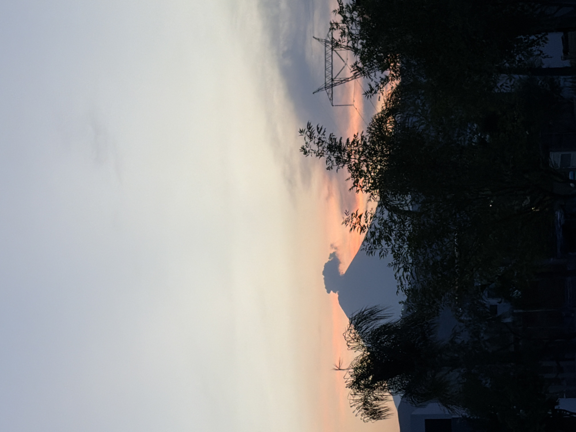 Sunset documented in Santa Clara Ocoyucan, Mexico