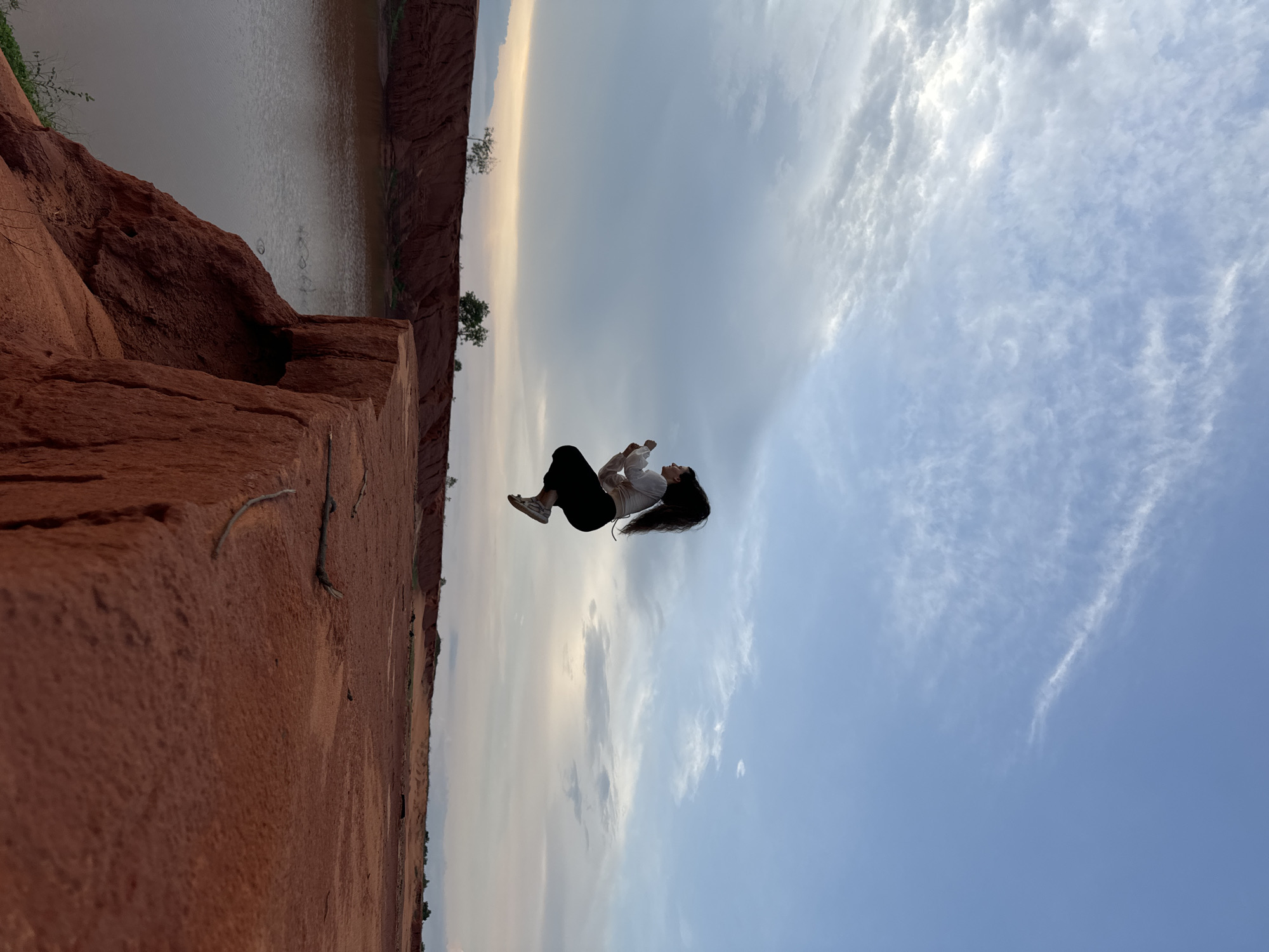 Tourist photo session captured at Mui Ne's red cliffs