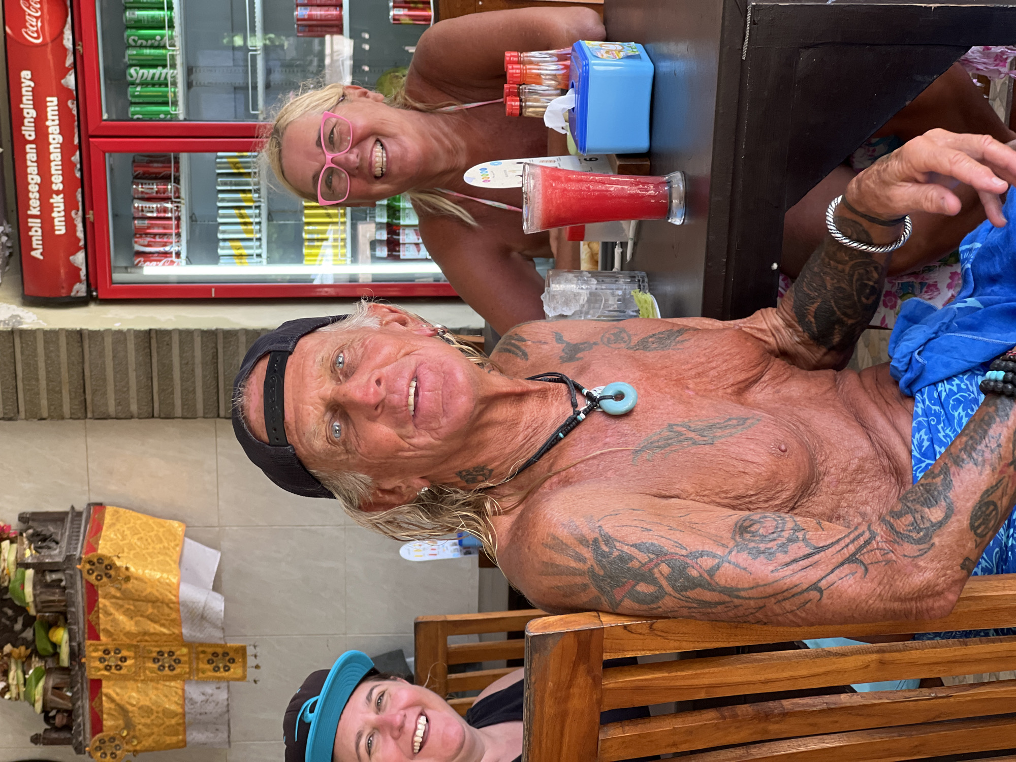 Casual beach hangout and eatery scenes in Kuta Selatan
