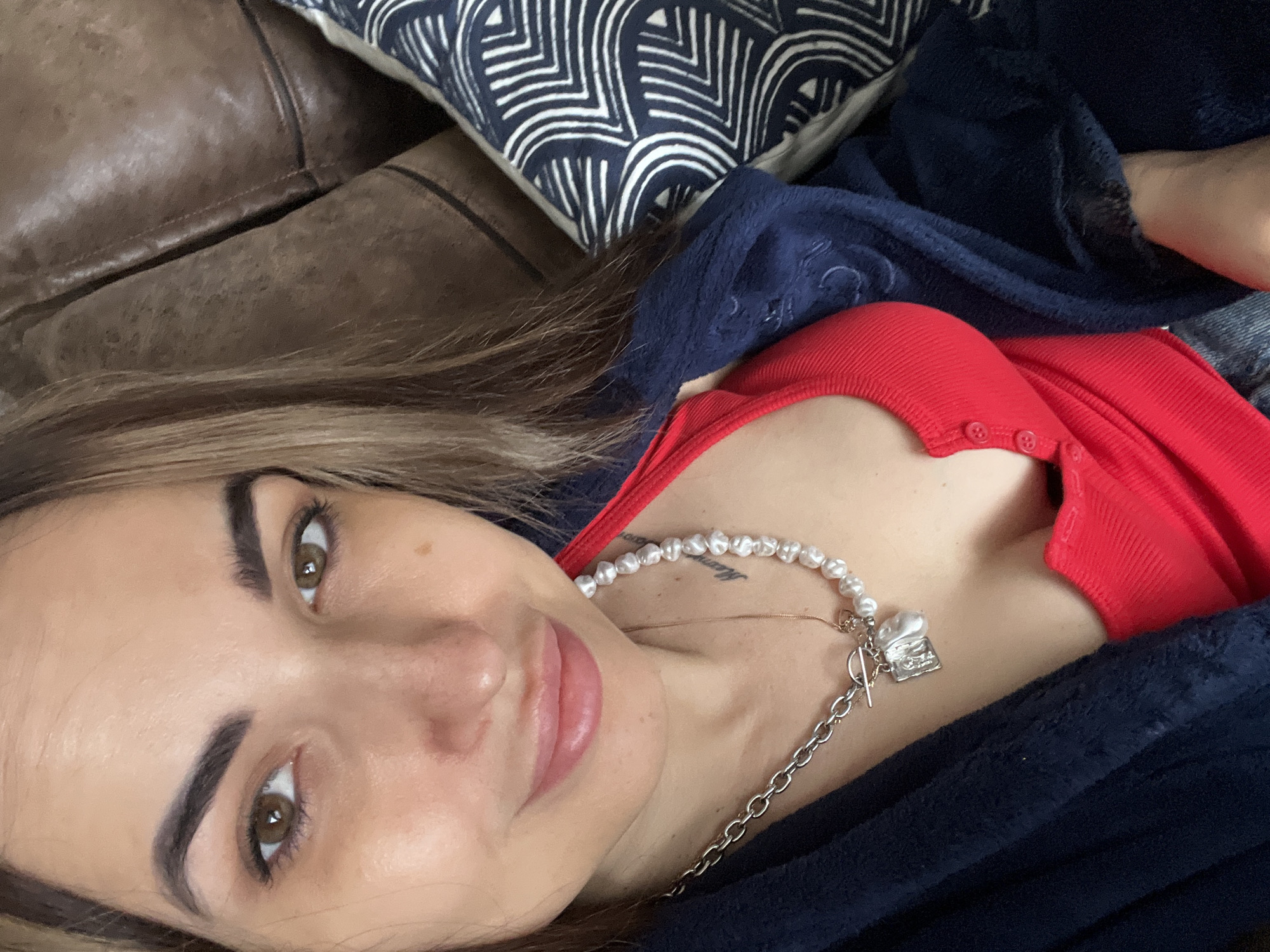 Woman captures intimate selfie series during early morning hours