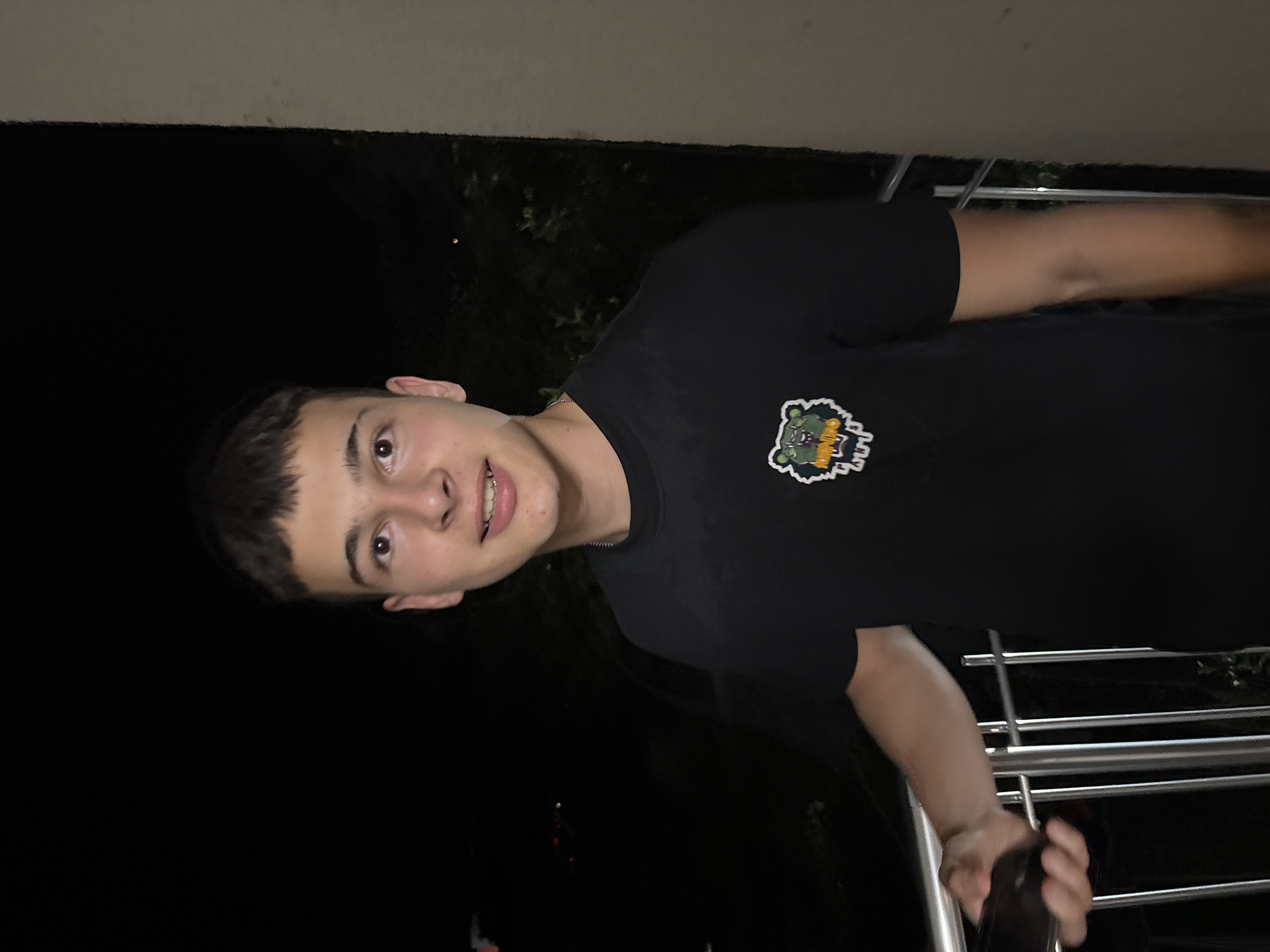 Young man photographed around Ruse, Bulgaria during evening hours
