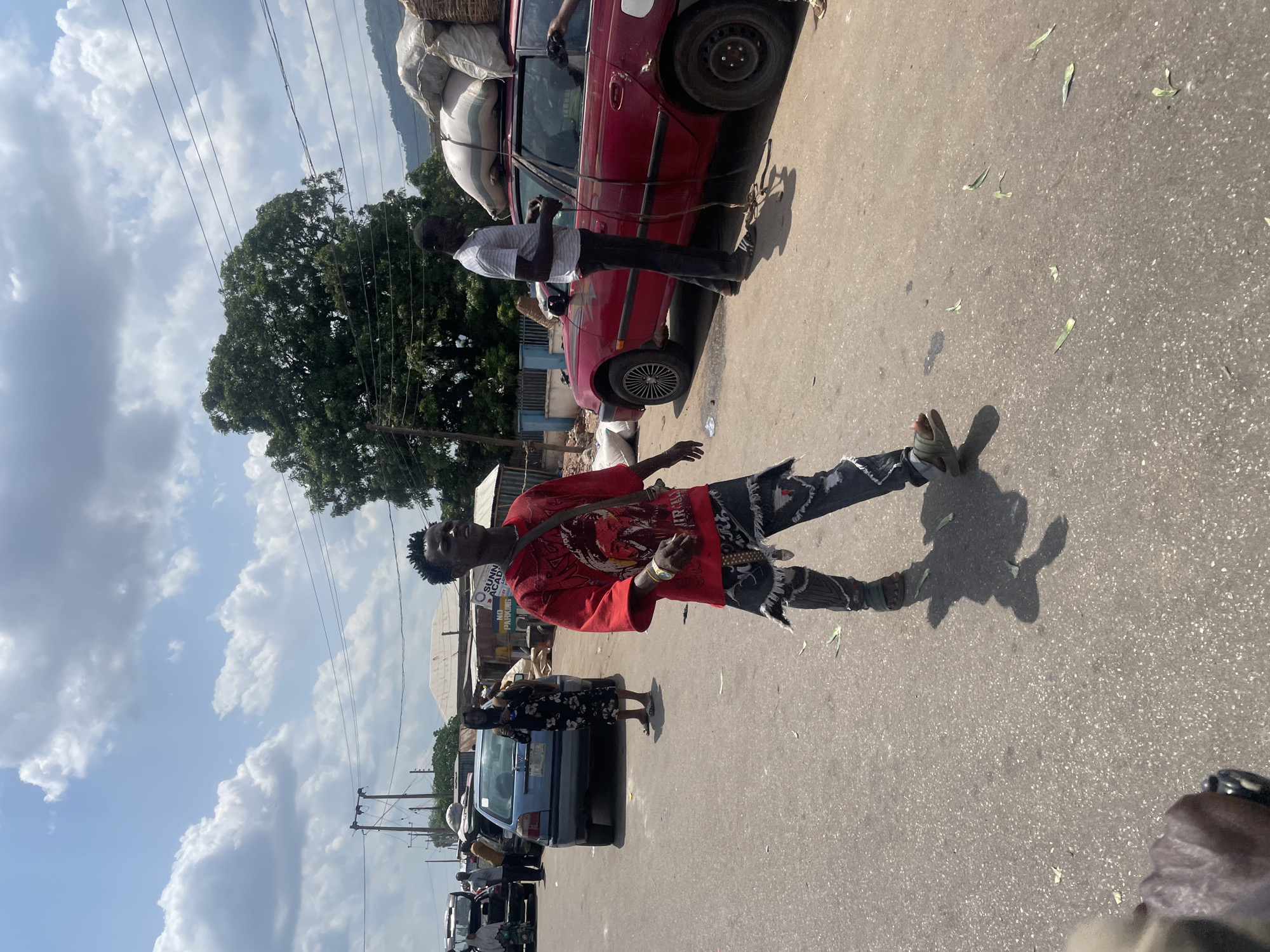 Daily street commerce captured in Lokoja, Nigeria