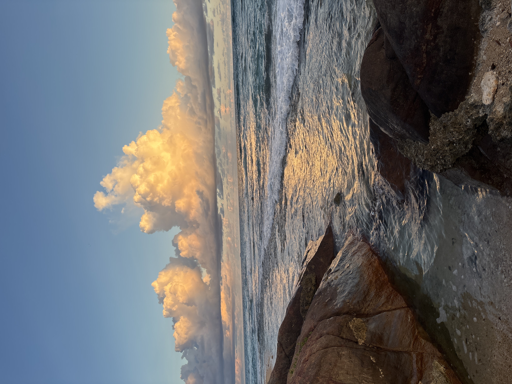 Golden coastal sunrise captured in Thalaramba, Sri Lanka