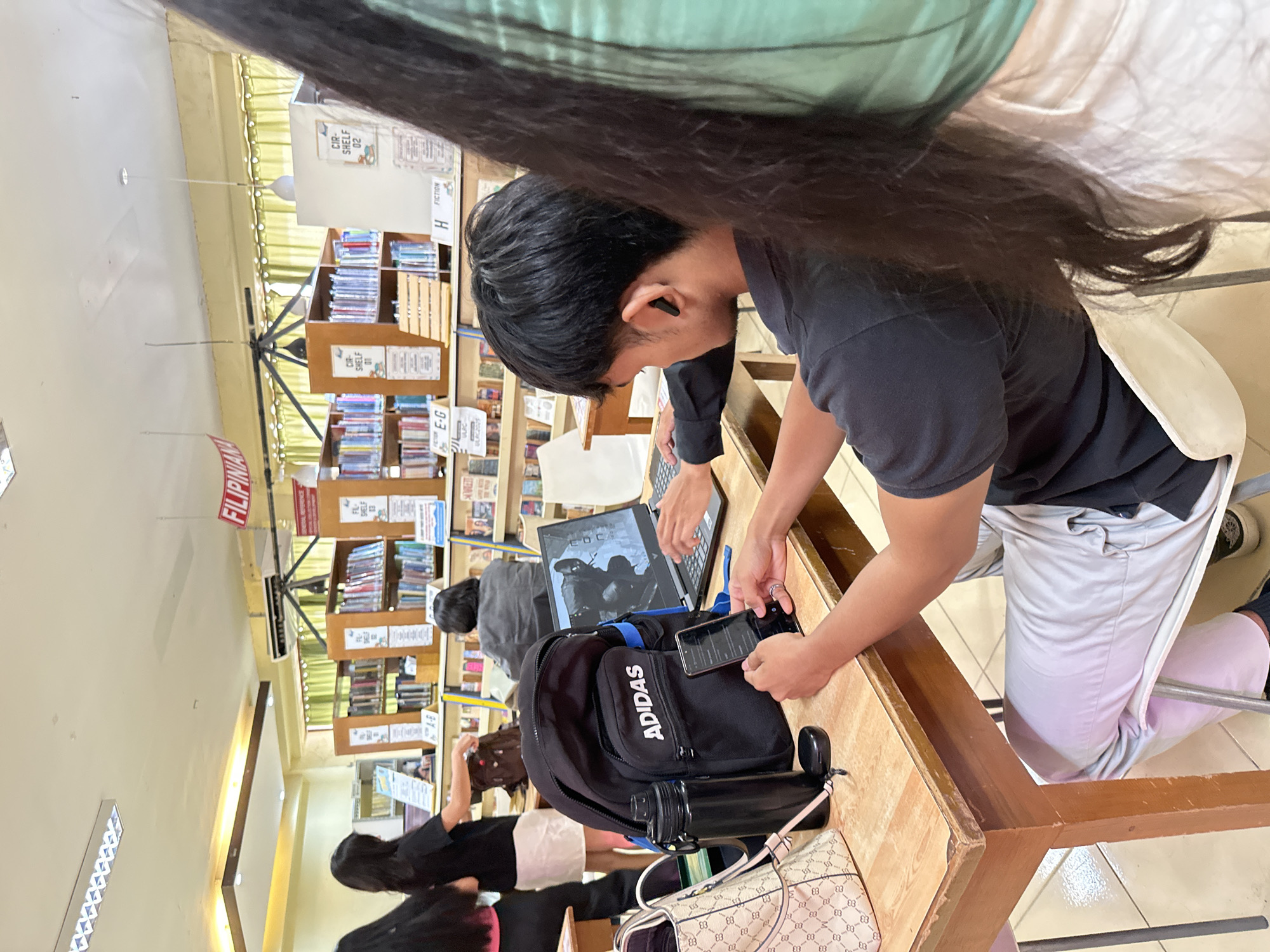Morning university life documented across Davao City campus