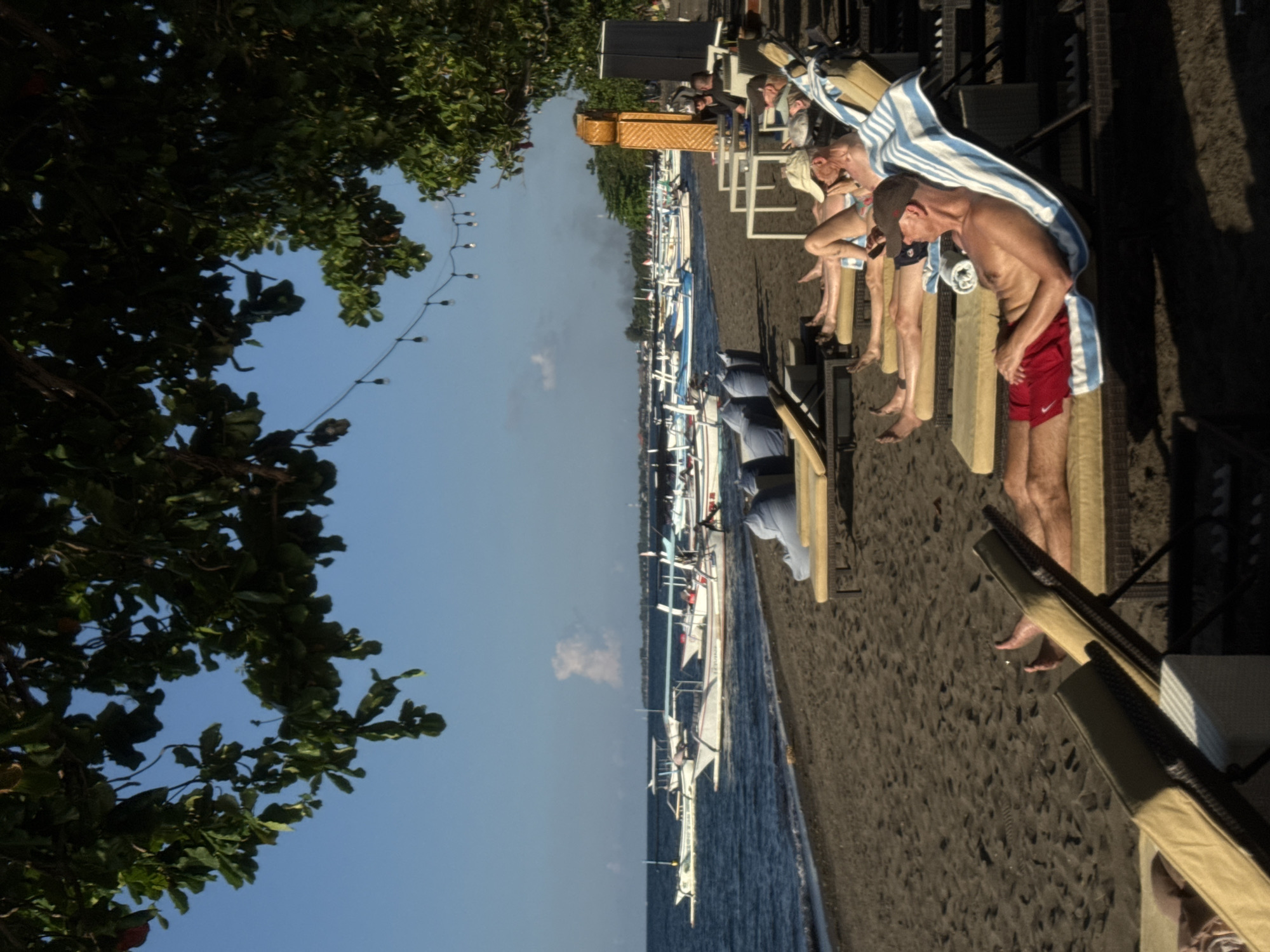 Tranquil morning beach scene documented in Buleleng, Indonesia