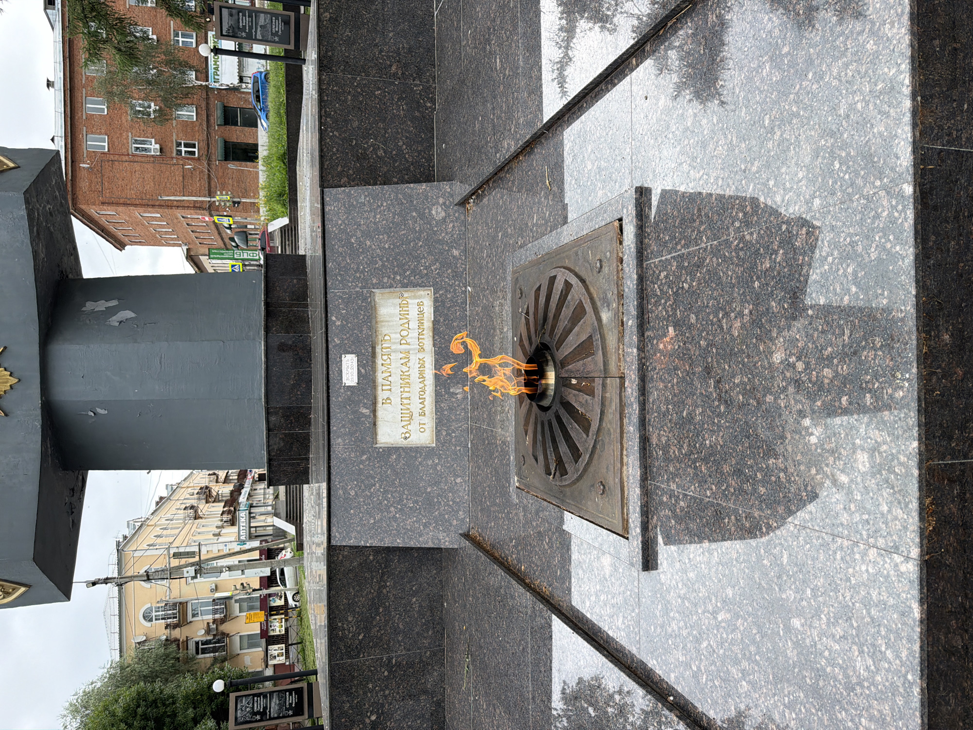 Morning stroll around Votkinsk's cathedral, memorial, and nature