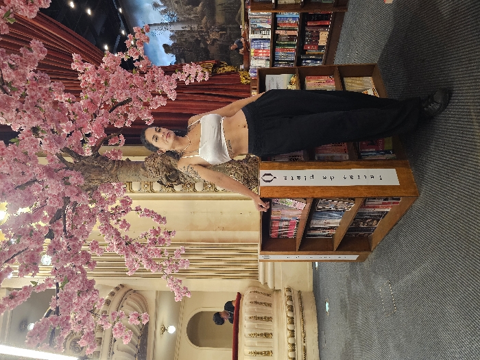 Tourists document Buenos Aires' famous converted theater bookstore