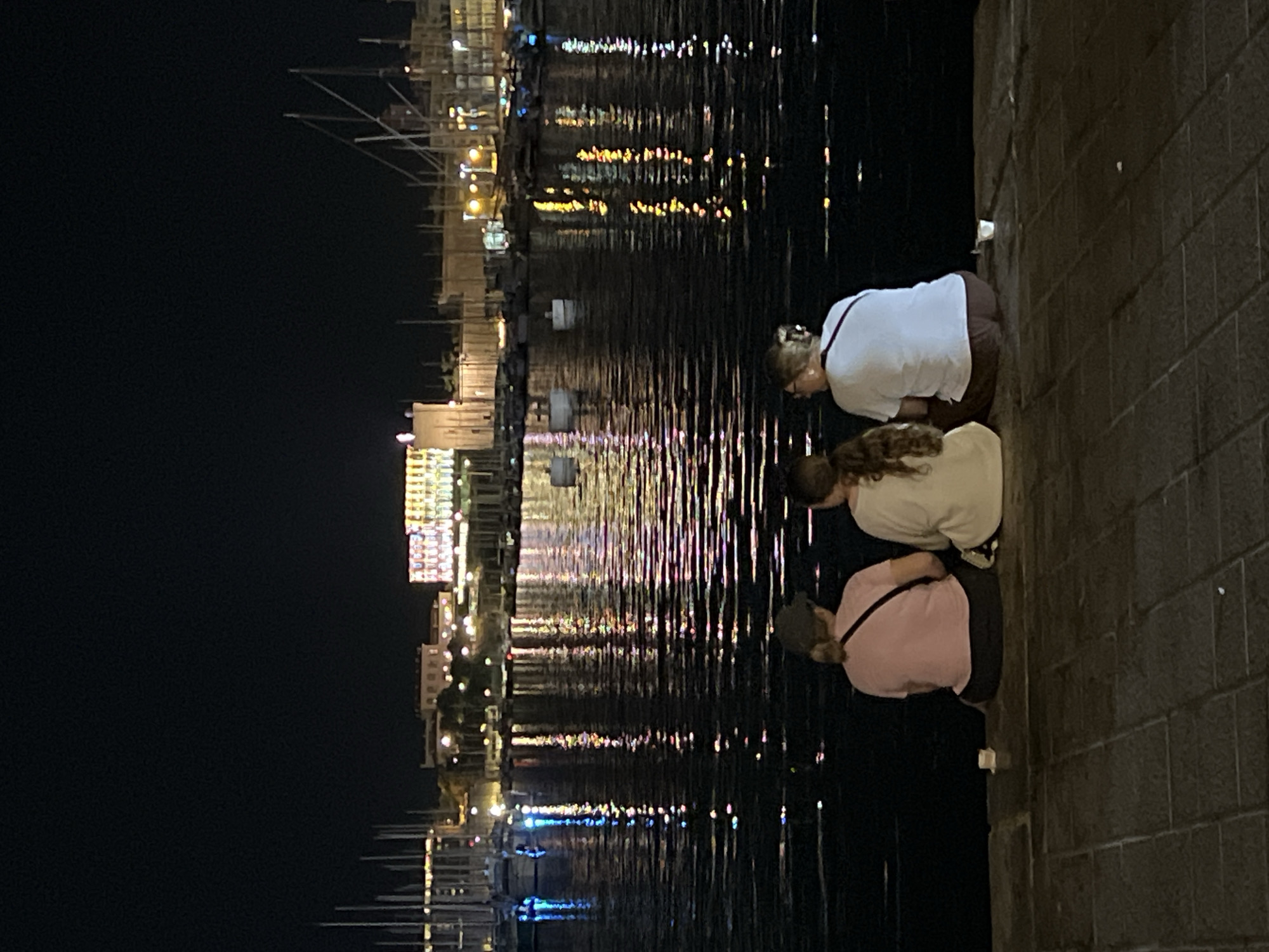 A summer night along Marseille's Vieux-Port waterfront