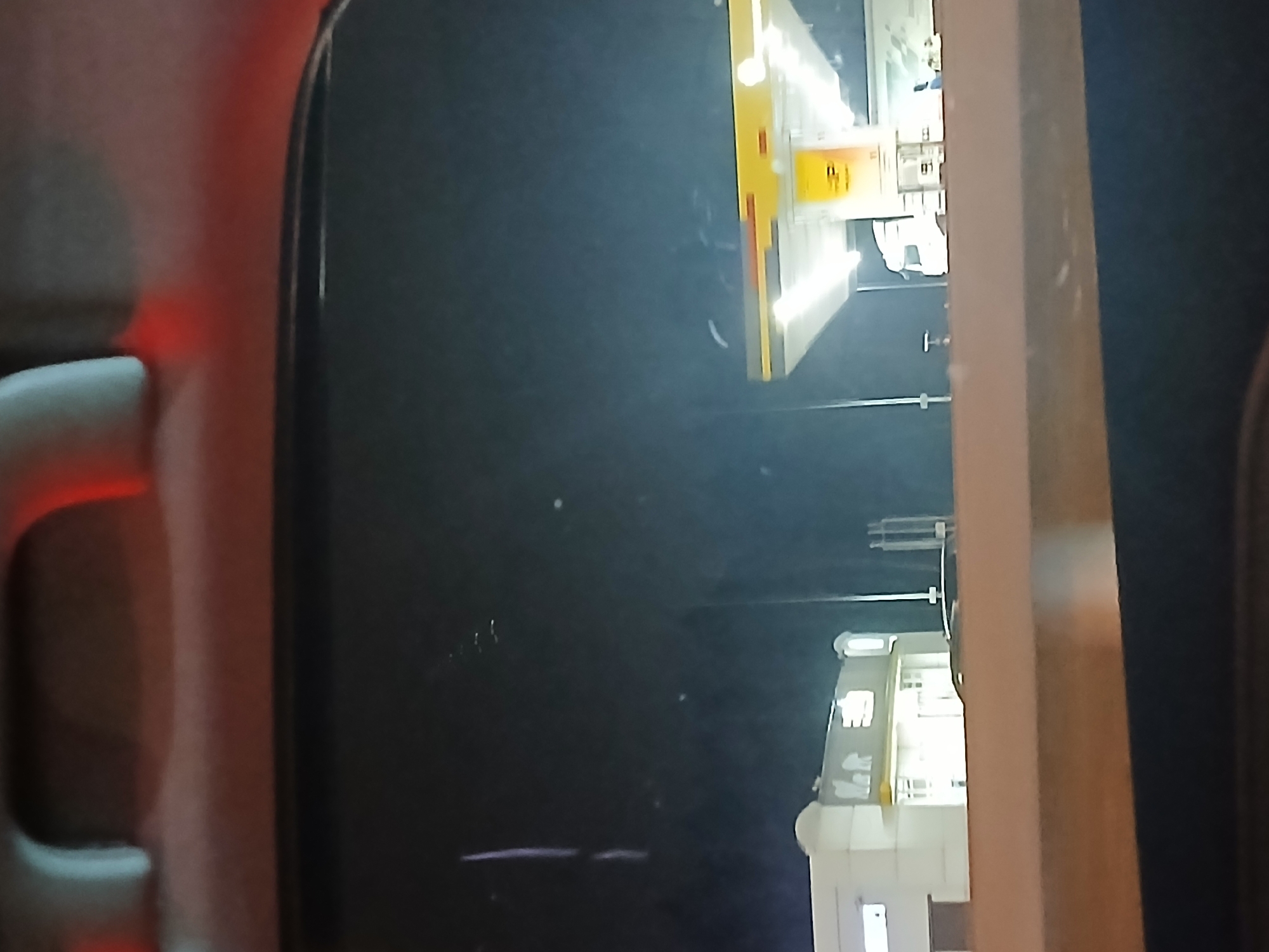 Nighttime highway traffic documented from multiple moving vehicles