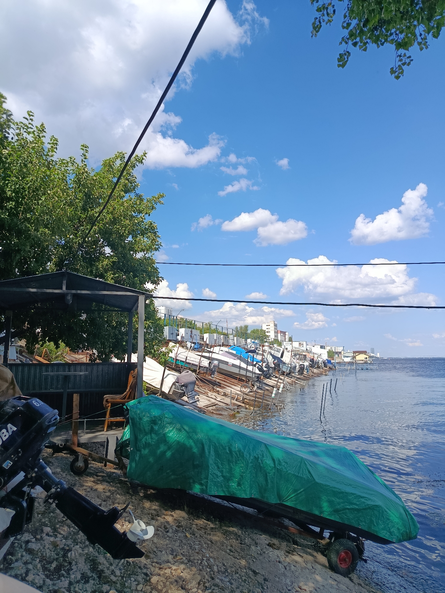 Boat launch day on the Volga, Saratov
