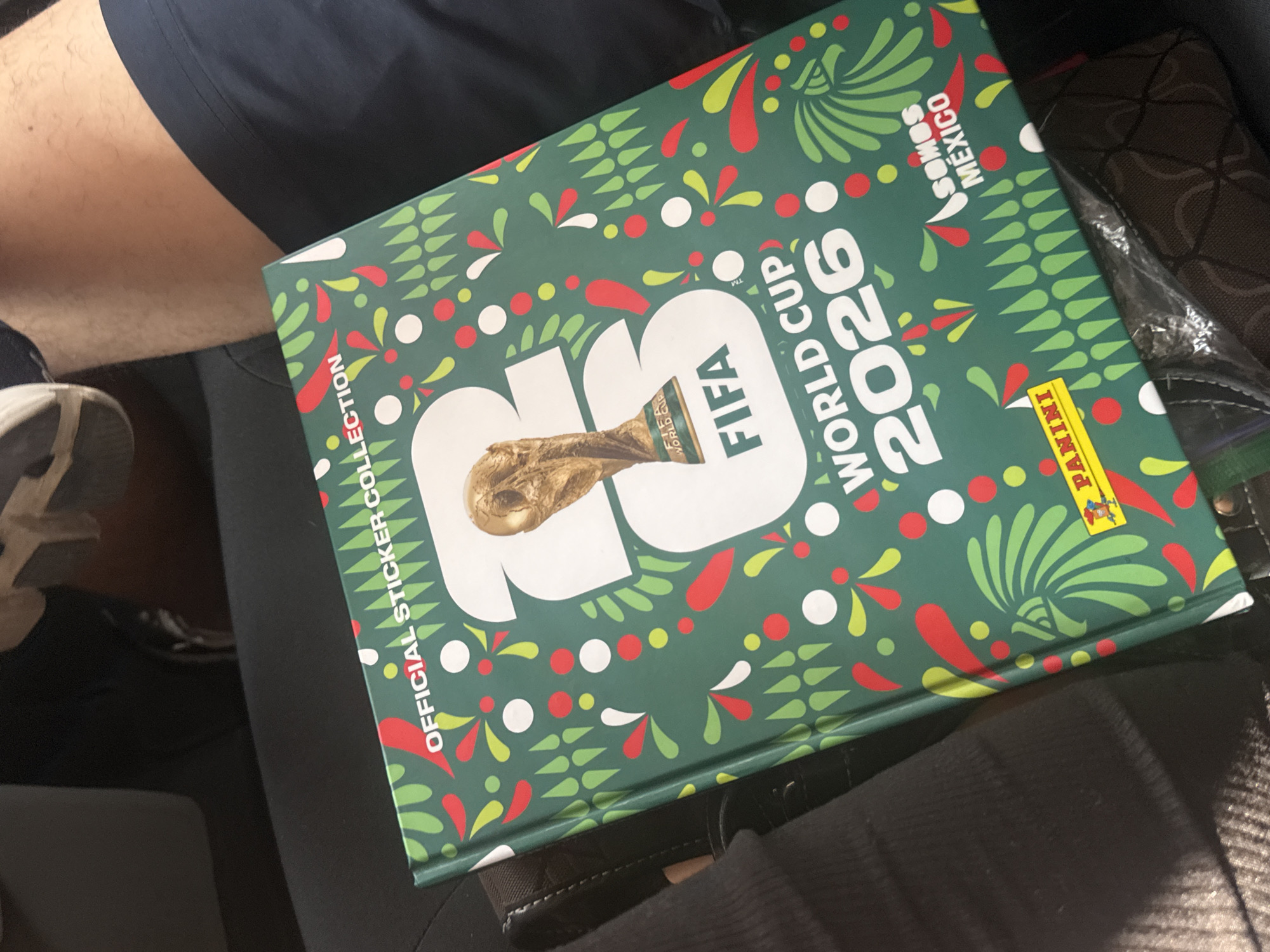 Person spotted with FIFA World Cup 2026 sticker album