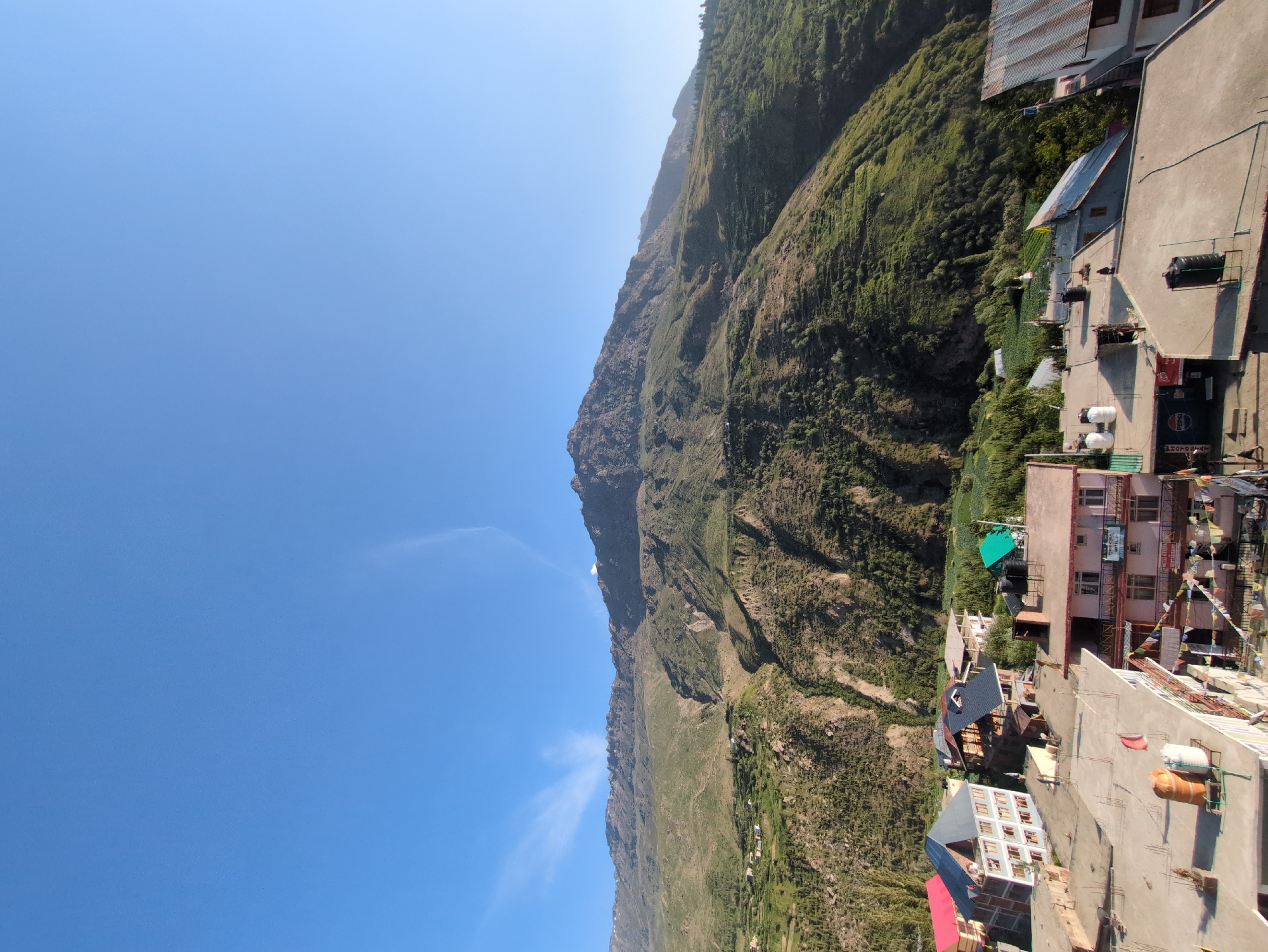 Keylang village life and mountain scenery, Himachal Pradesh