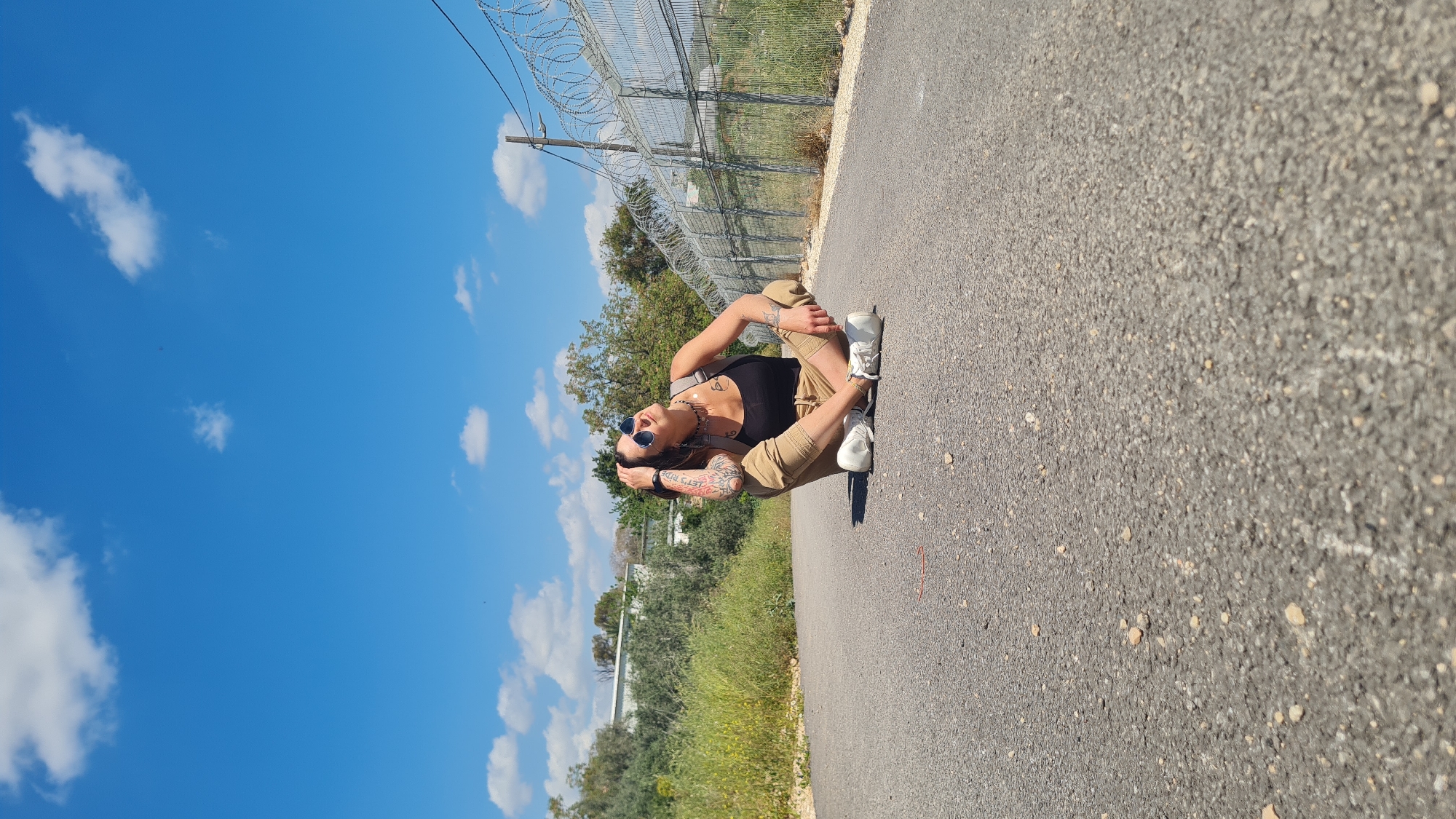 Hiker explores rural Lachish region near security infrastructure