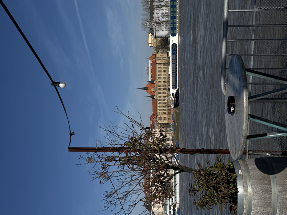 Morning riverfront views captured across Bratislava's Danube waterfront