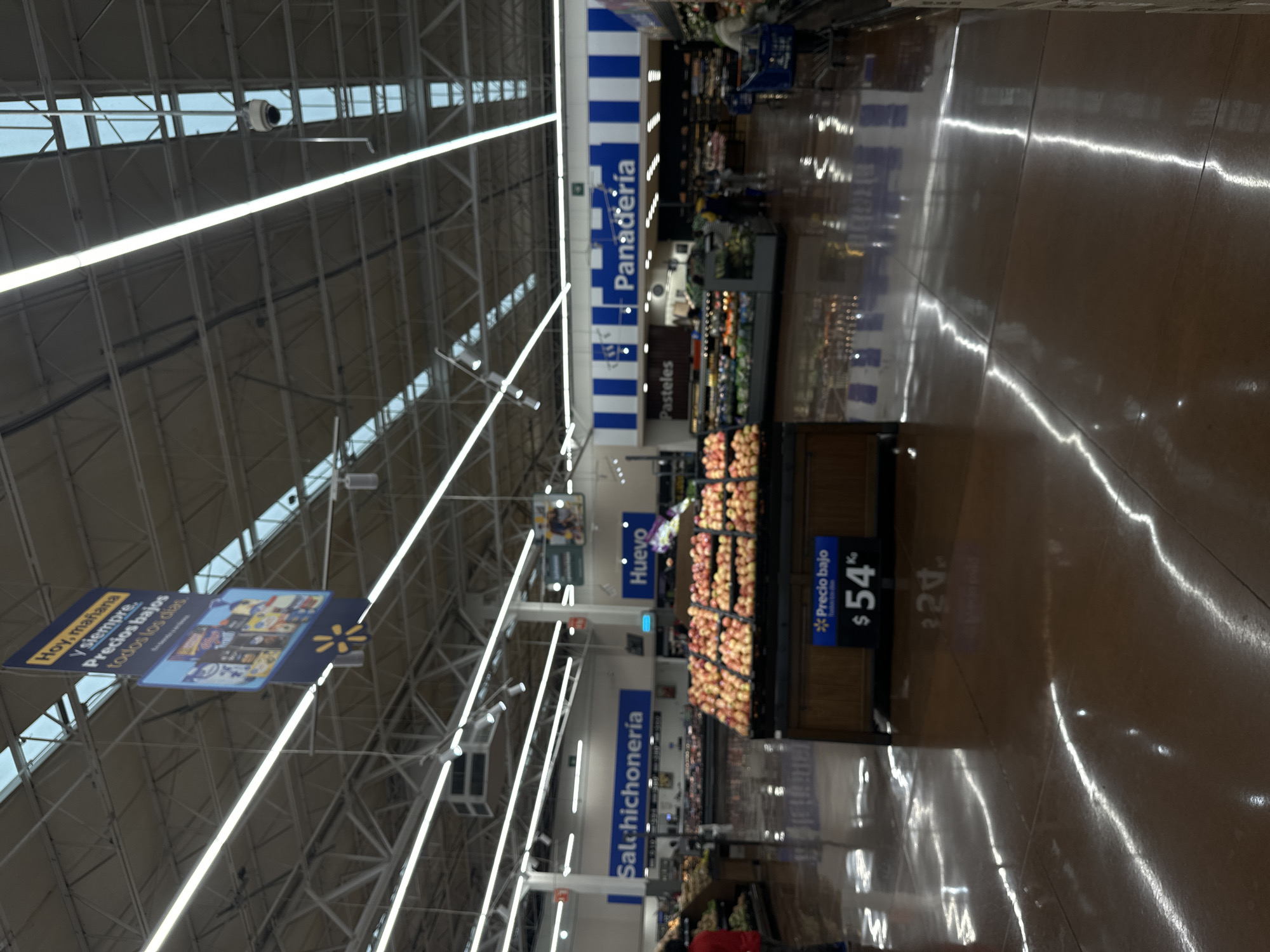 Walmart store interior documented in Jesús del Monte, Mexico