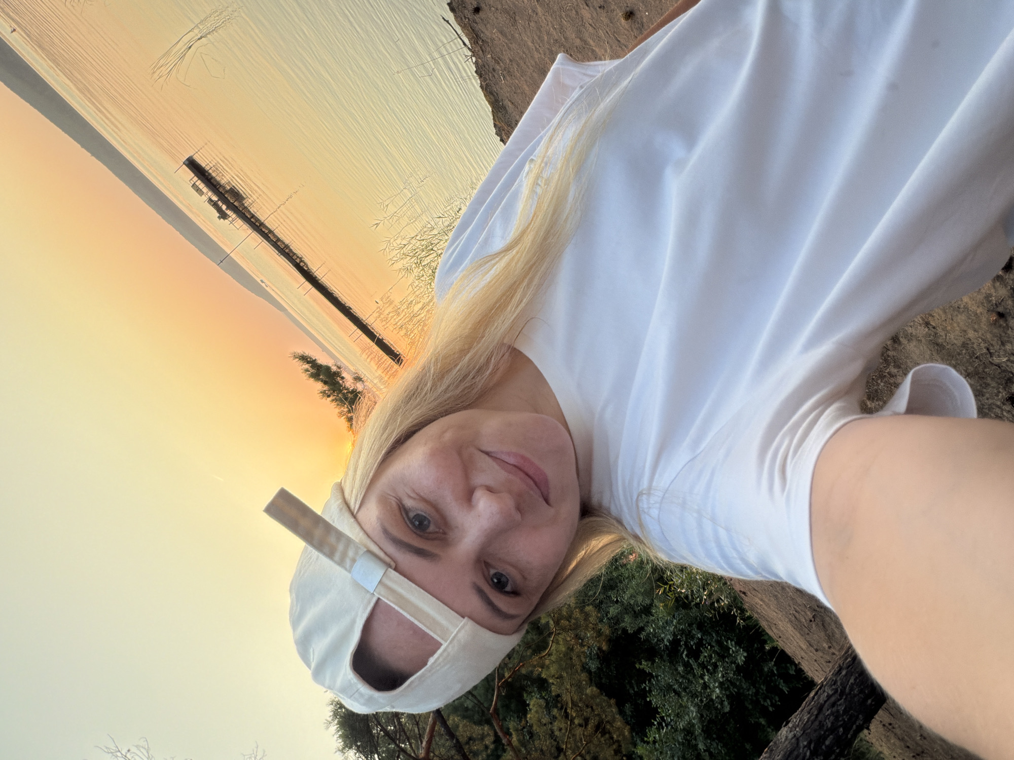 Sunset evening on the Kama River, Chaykovsky