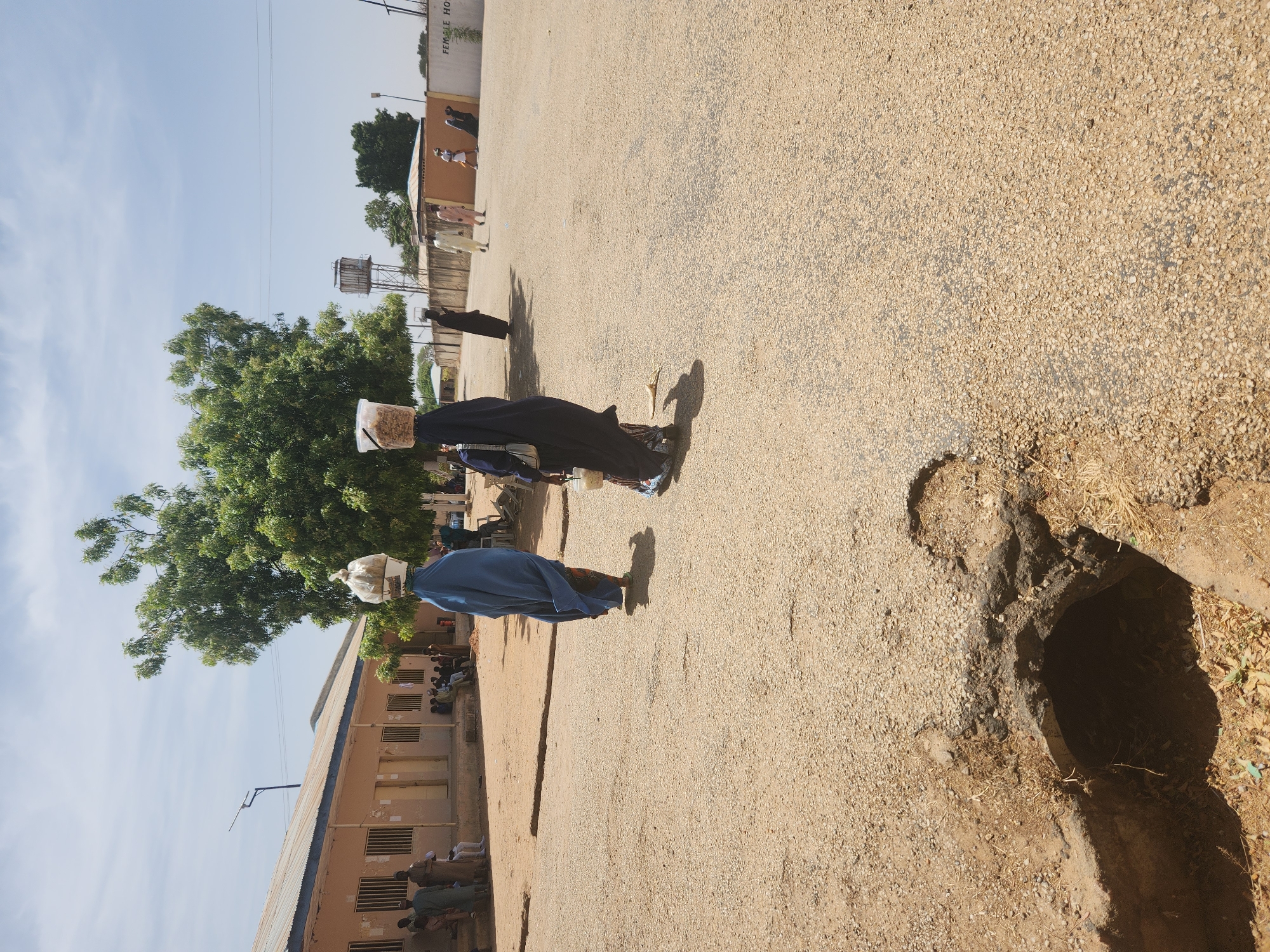 Daily life observed around cereal kiosk in Majemu, Nigeria