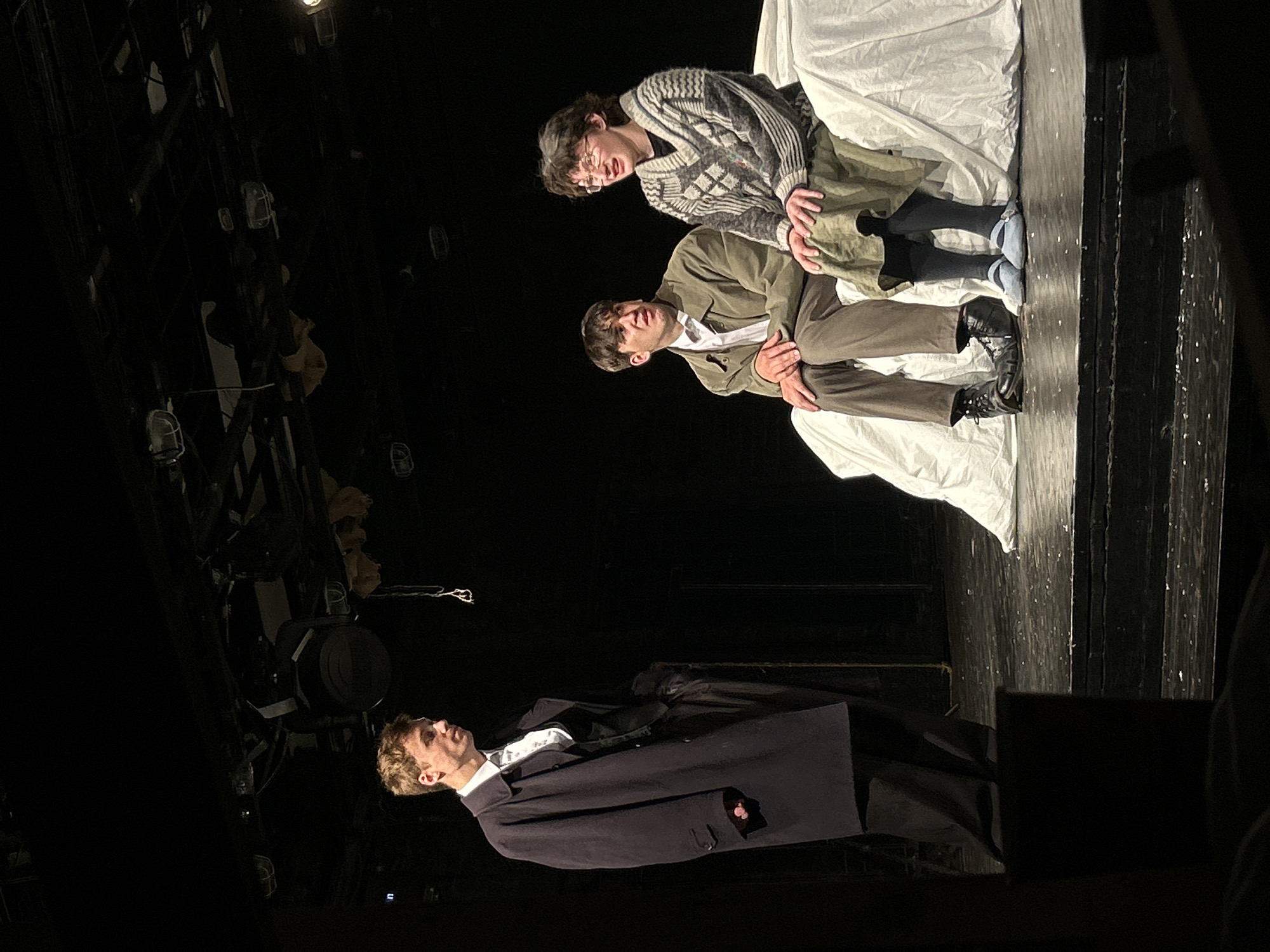 Behind the scenes of a small-stage theatrical production