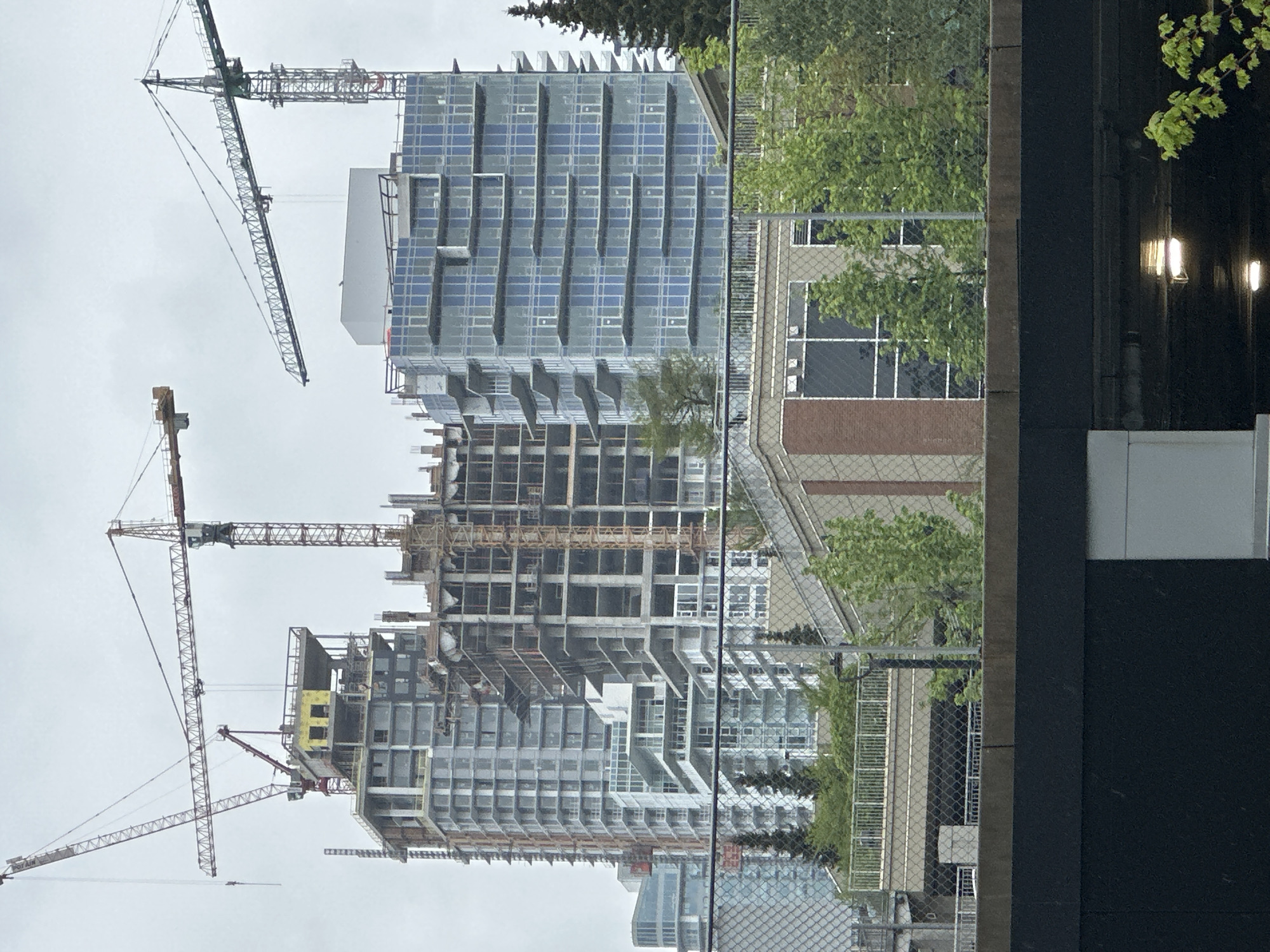 Urban development and water features documented in Burnaby