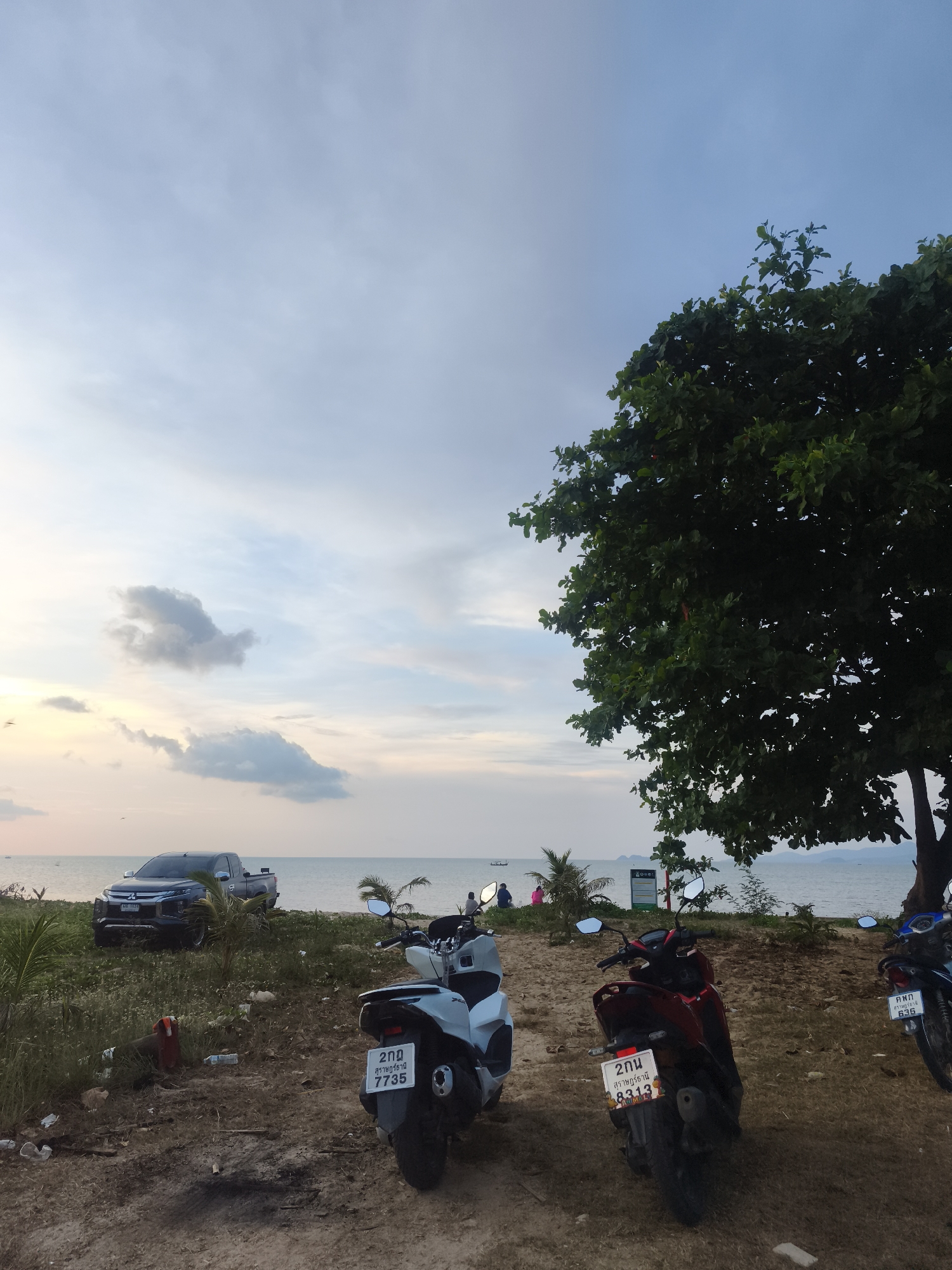 Beach scenes captured in Baan Tai, Thailand