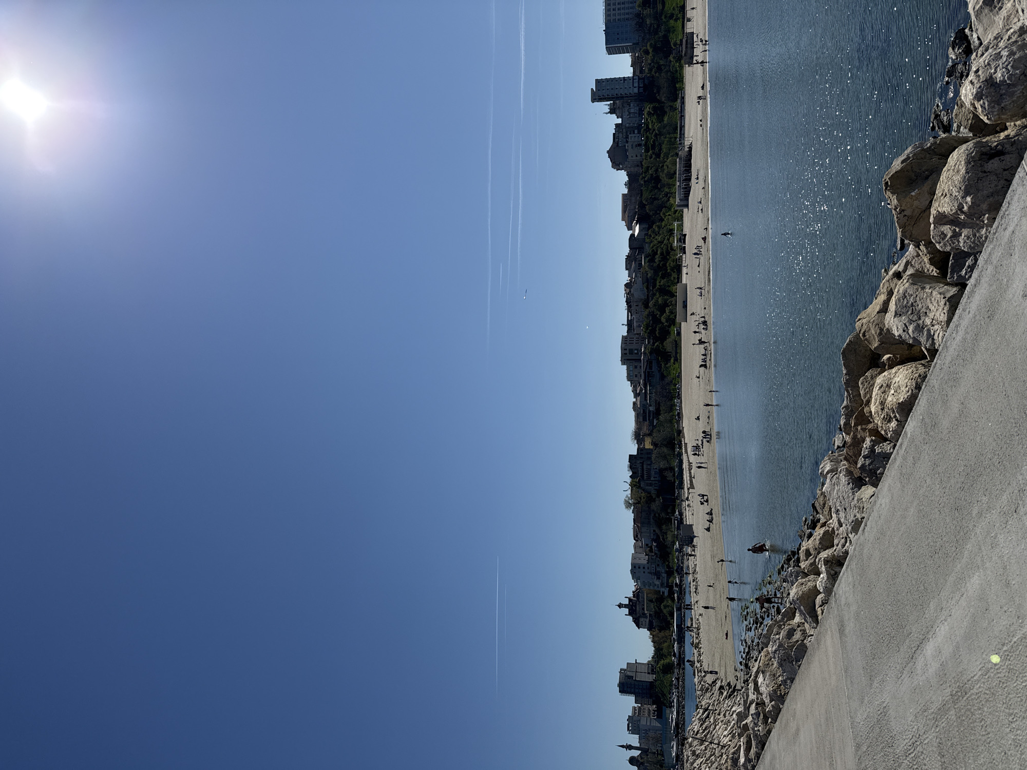 Witness documents springtime Black Sea coastline scenes in Constanța
