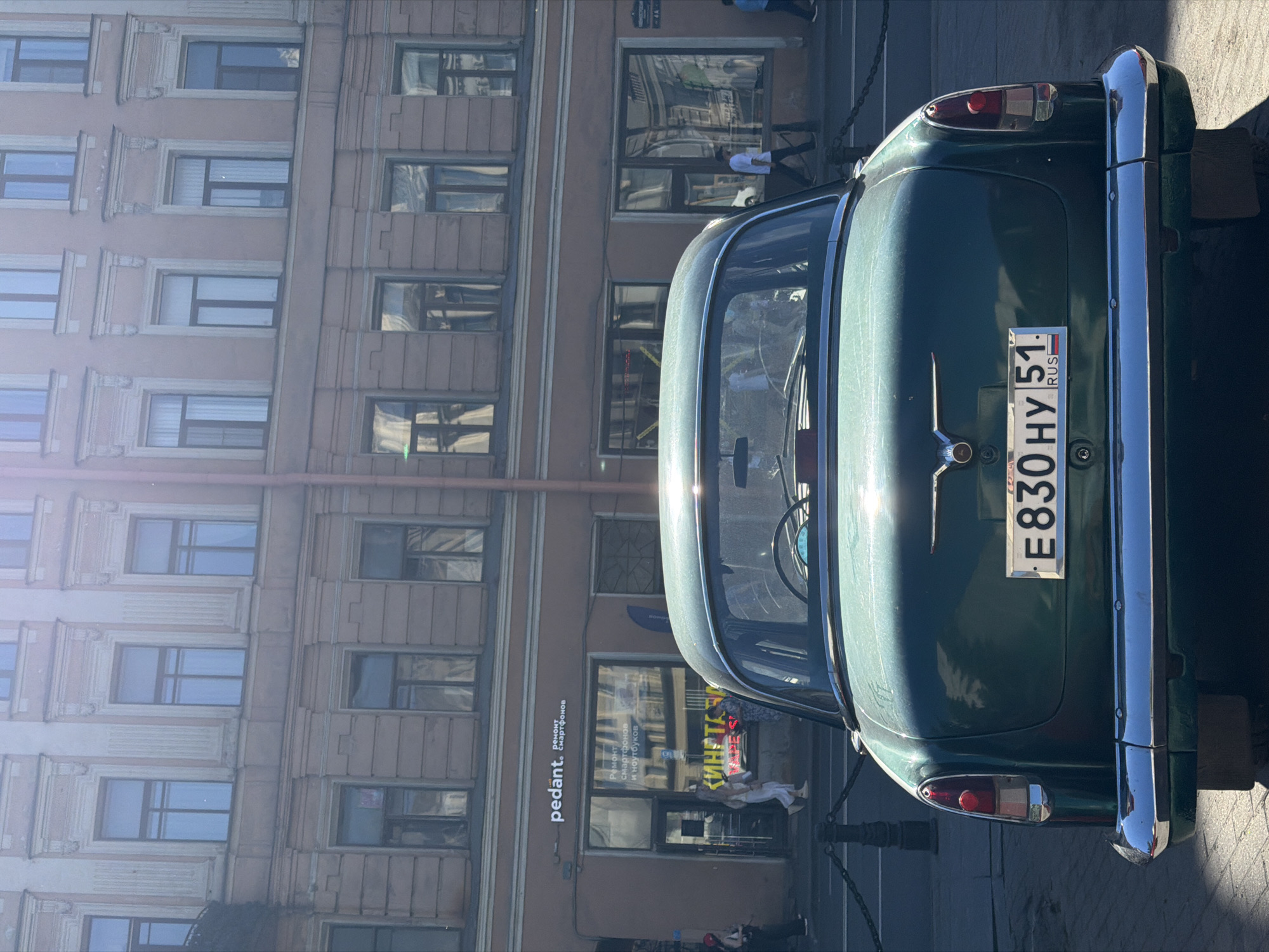Historic Saint Petersburg architecture documented during afternoon walking tour