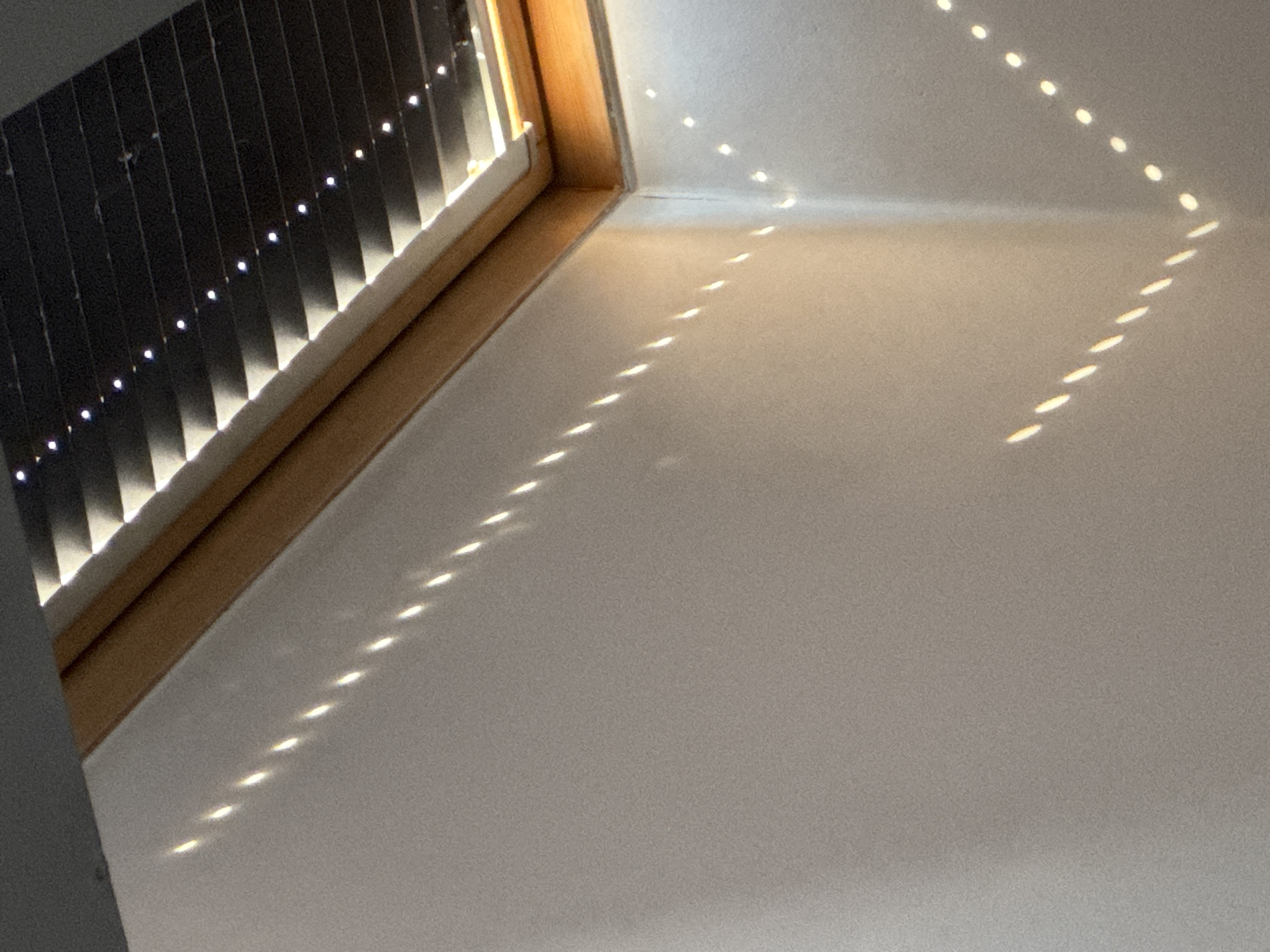 Early morning sunlight patterns documented in Poznan interior