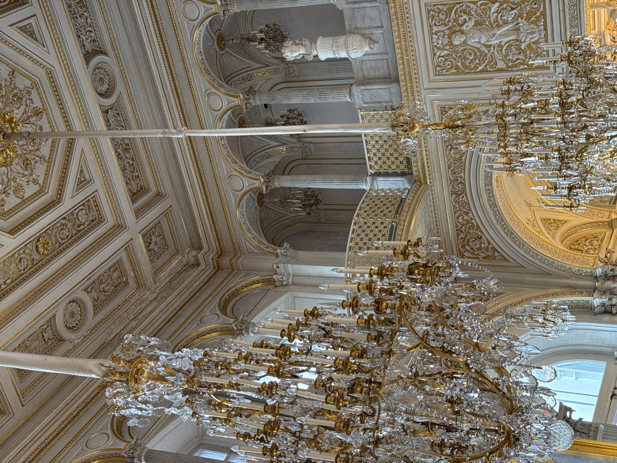 Inside the Hermitage: halls, galleries, and courtyard views