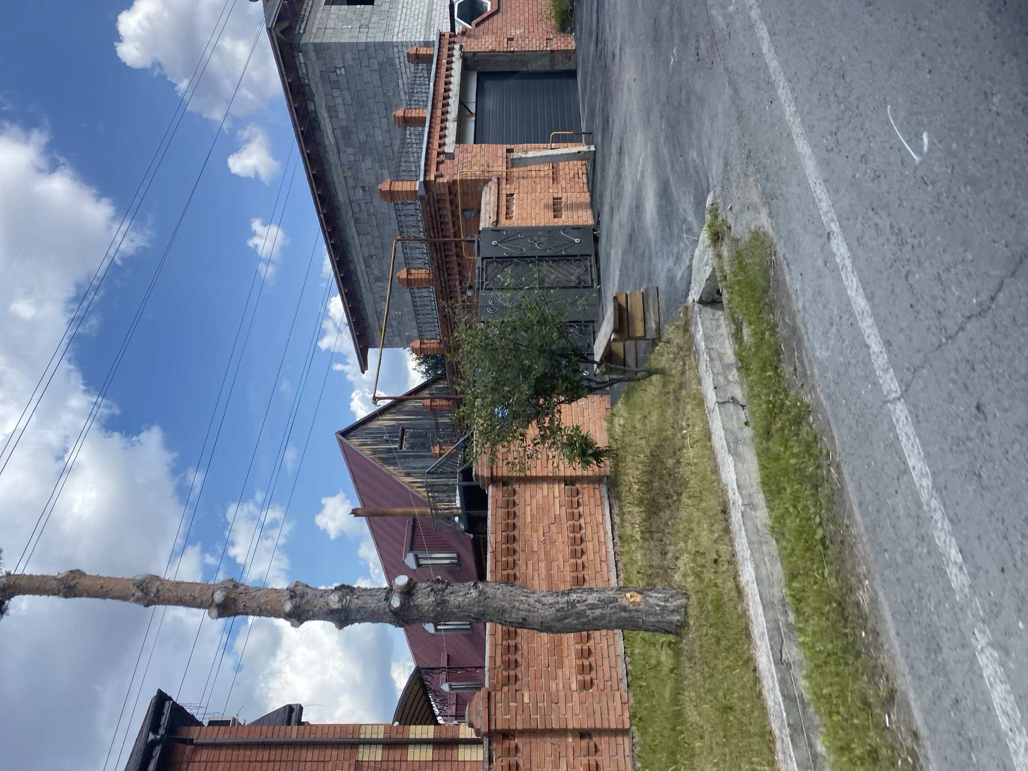 Routine traffic observed in residential Tyumen streets