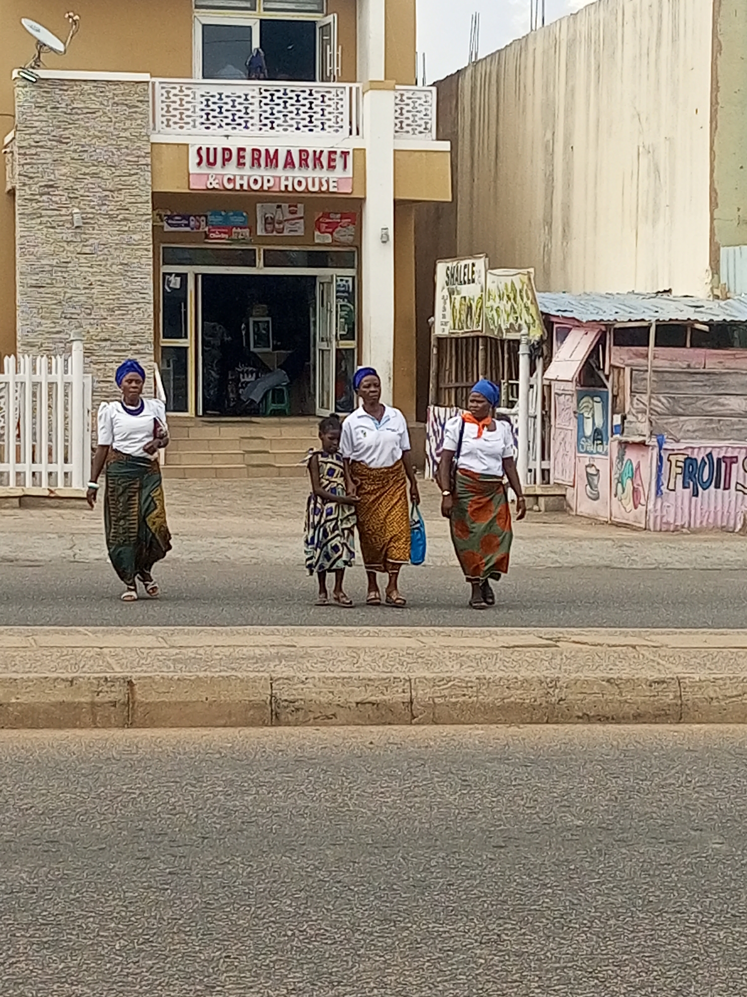 Everyday street life in Pantame, Nigeria