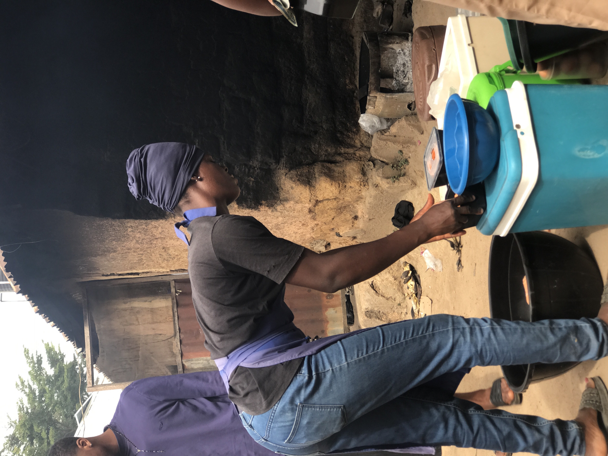 Domestic compound scene documented in Jos, Nigeria