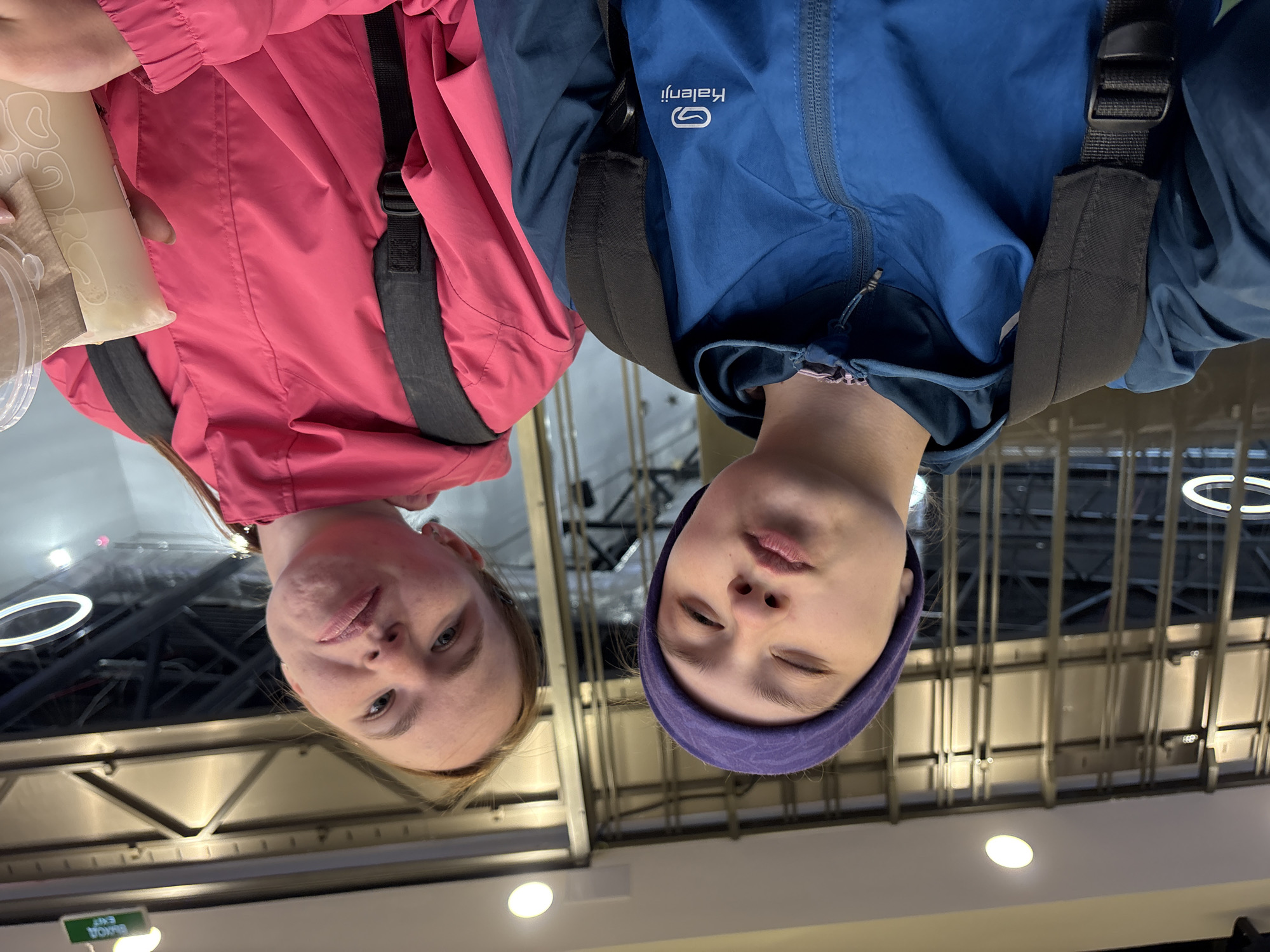 Friends document casual mall visit in Perm, Russia