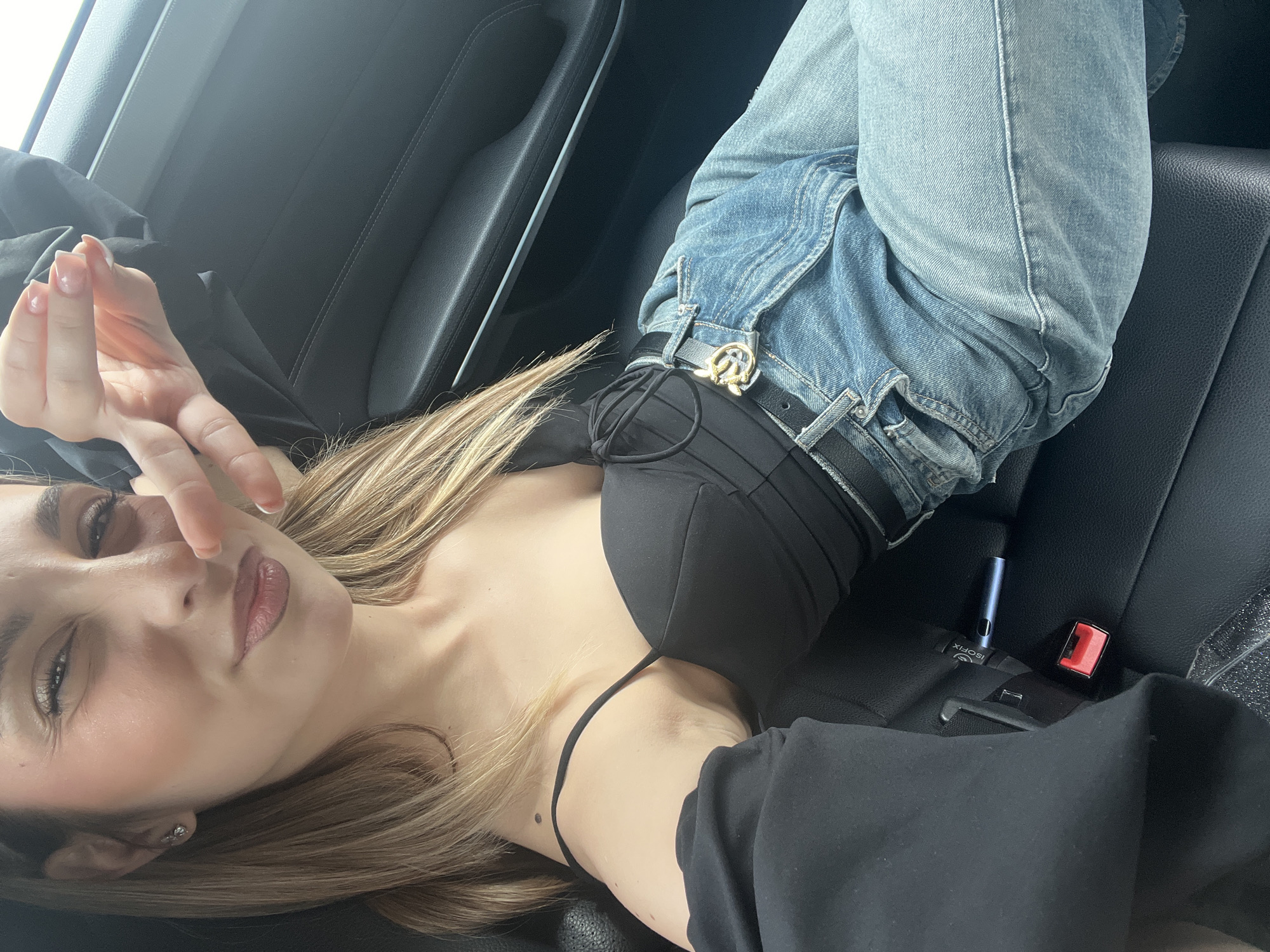 Everyday moments captured in Varna: car passenger, chocolate treats