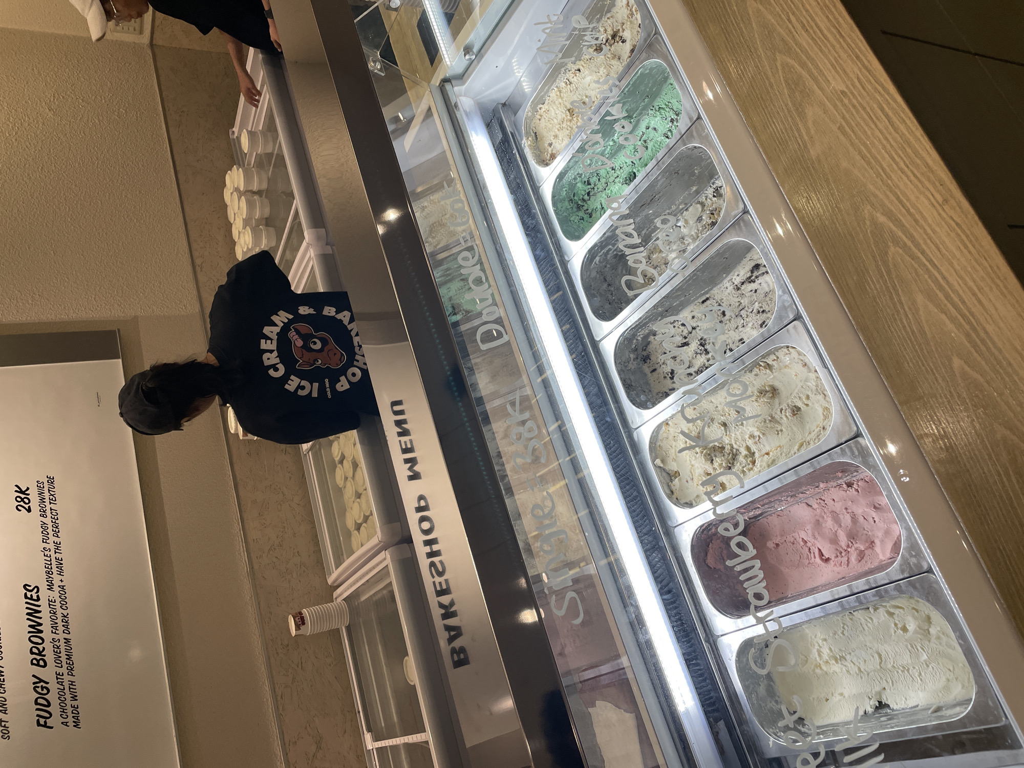 Ice cream shop visit documented in North Jakarta